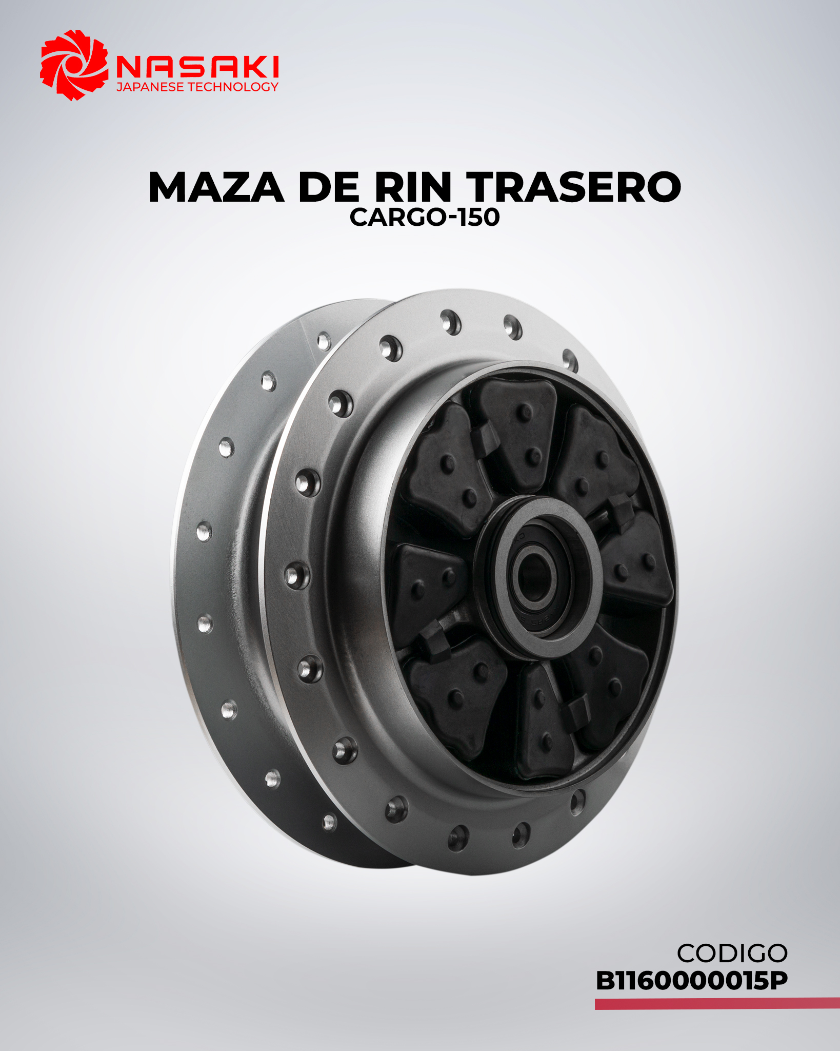 MAZA DE RIN TRASERA CARGO-150