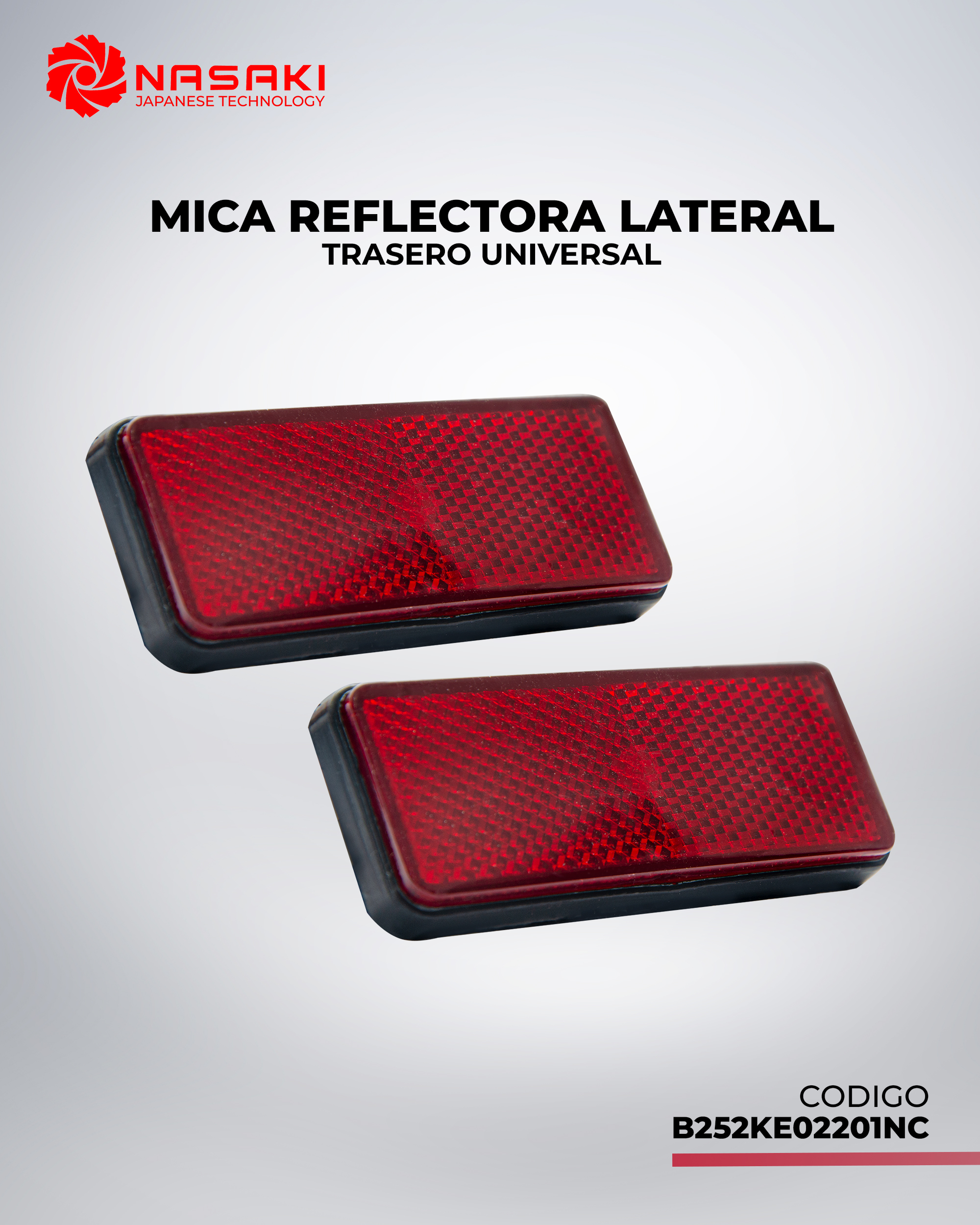 MICA REFLECTORA LATERAL TRASERO UNIVERSAL