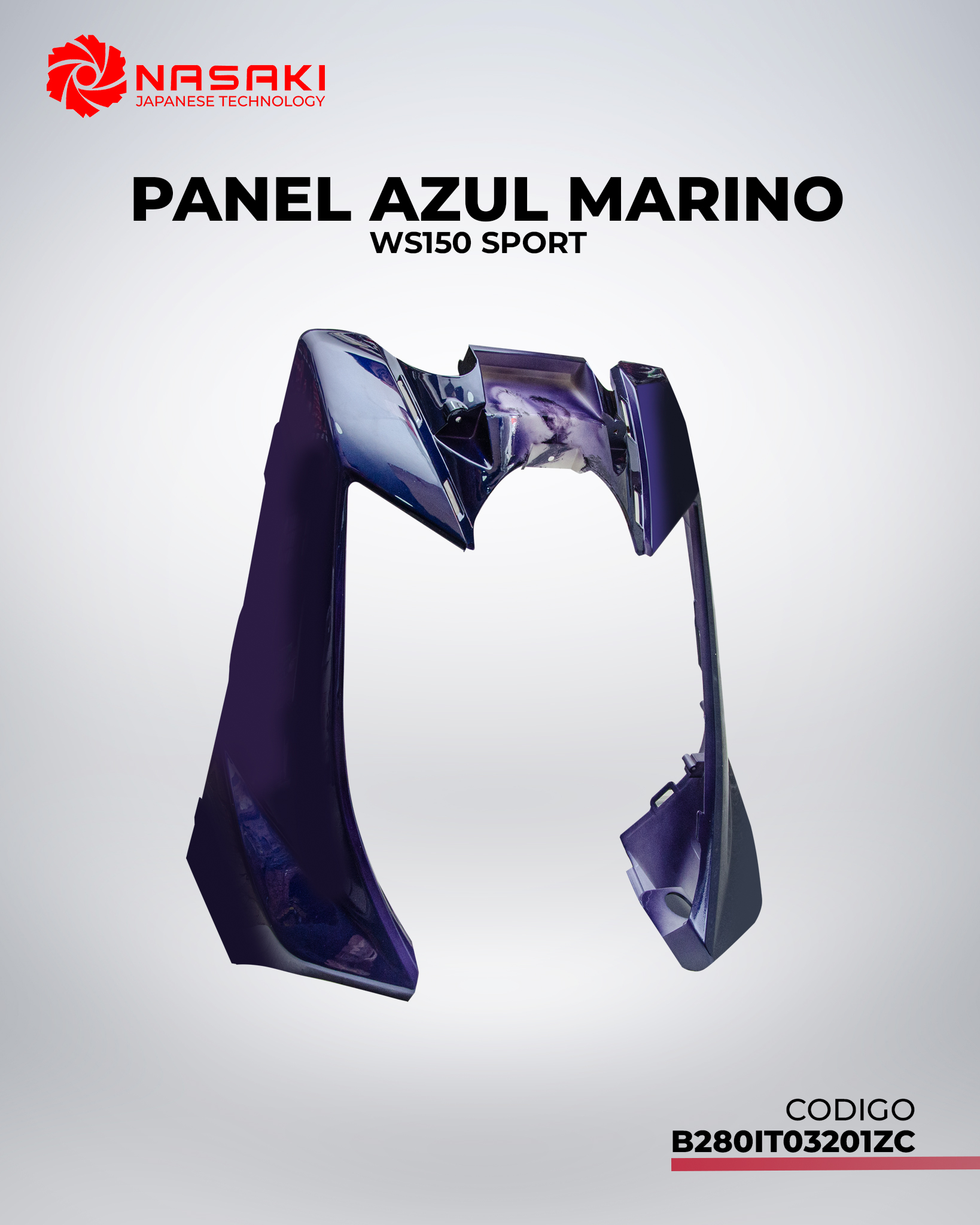 PANEL AZUL MARINO WS150 SPORT