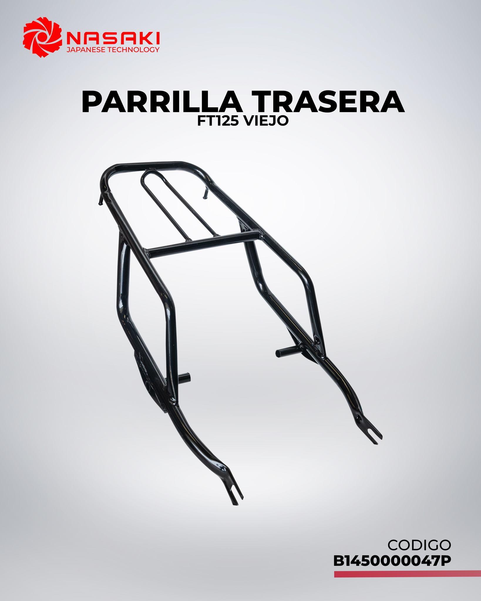 PARRILLA TRASERA FT125 VIEJO