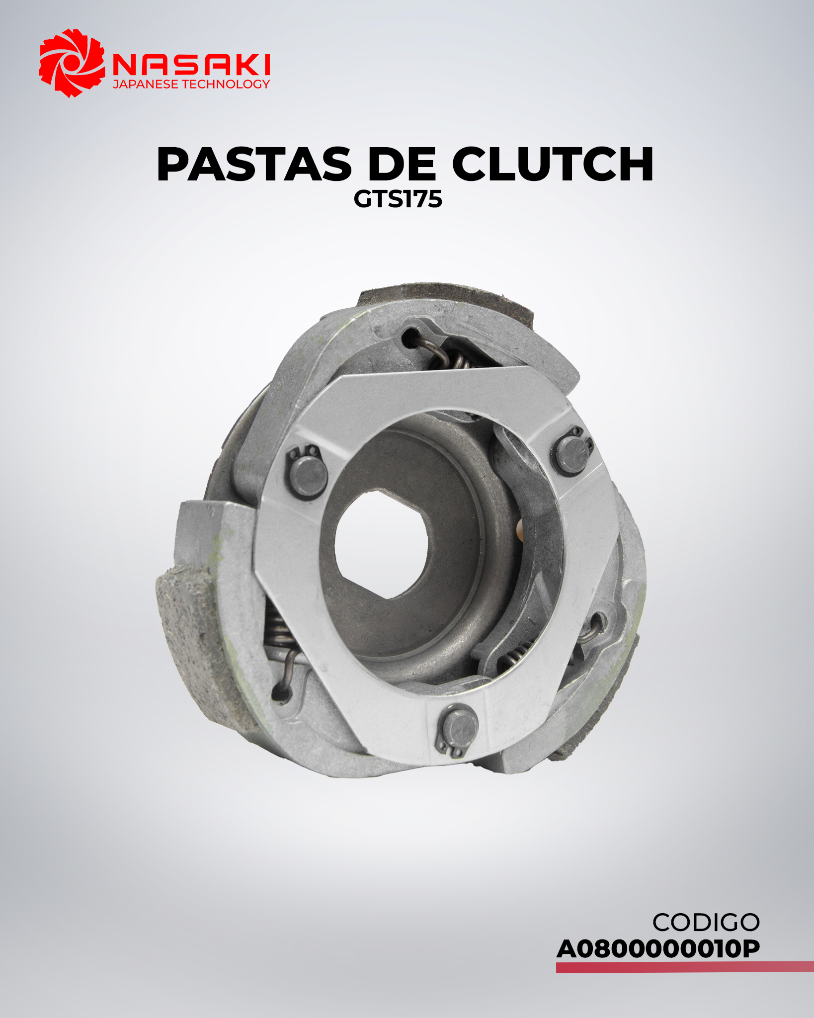 PASTAS DE CLUTCH GTS175