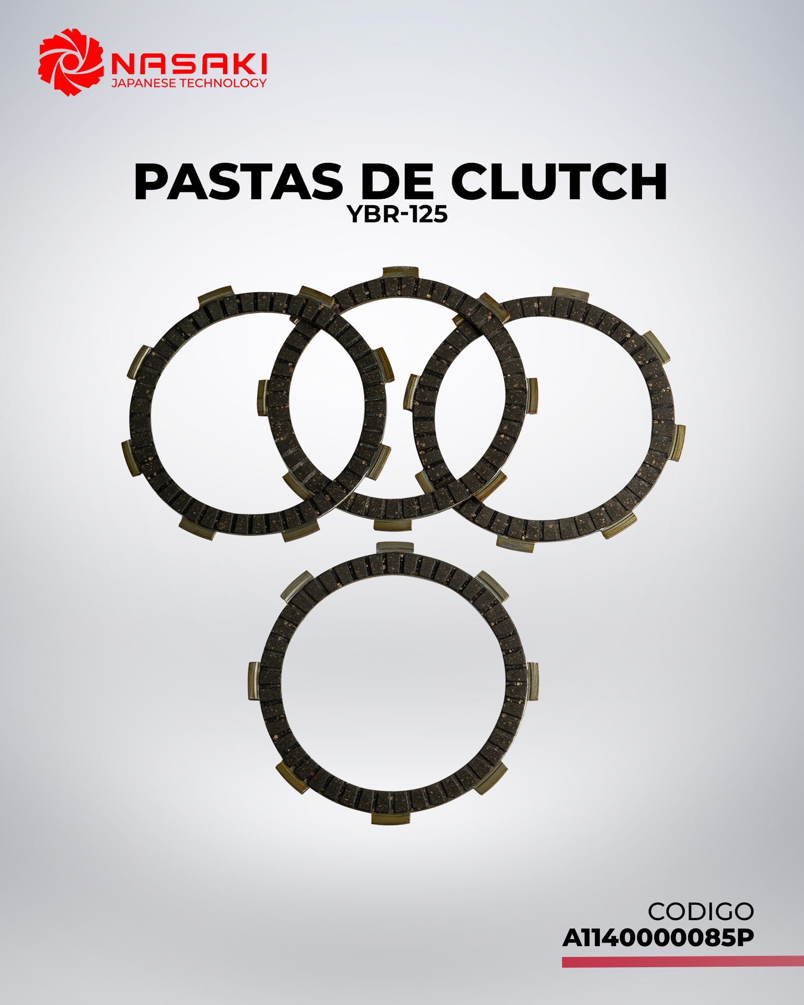 PASTAS DE CLUTCH YBR-125