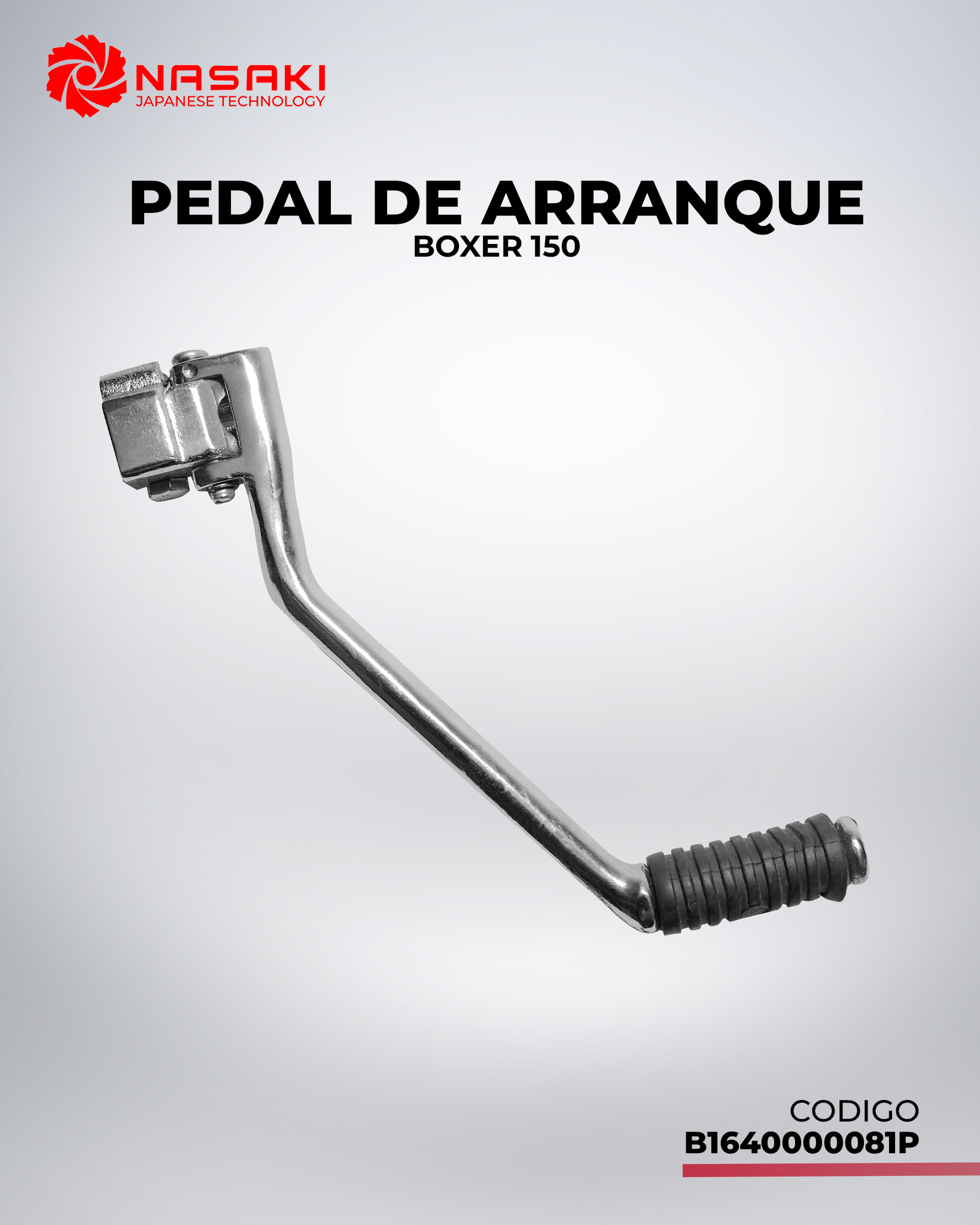 PEDAL DE ARRANQUE BOXER 150