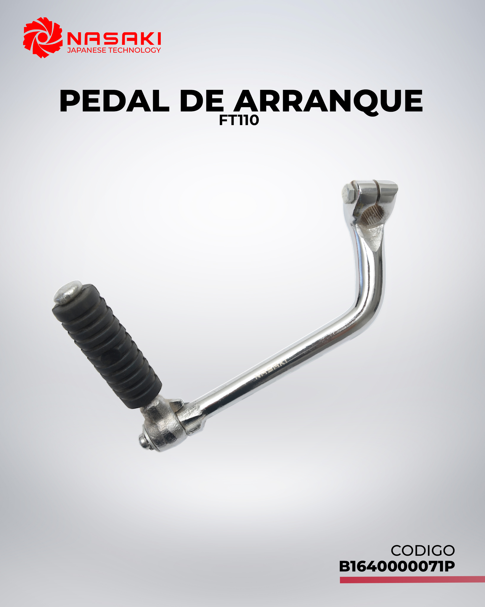 PEDAL DE ARRANQUE FT110