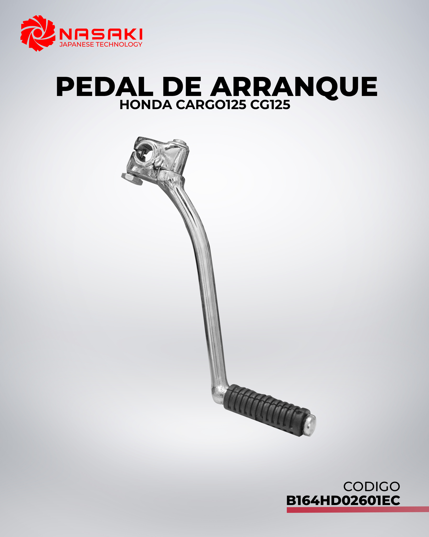 PEDAL DE ARRANQUE HONDA CARGO125 CG125
