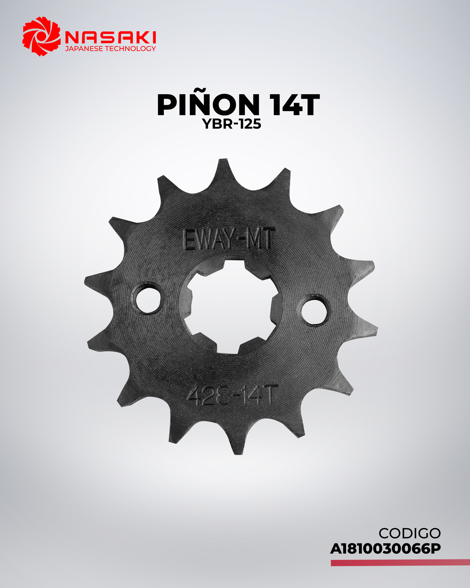 PIÑON 14T YBR-125