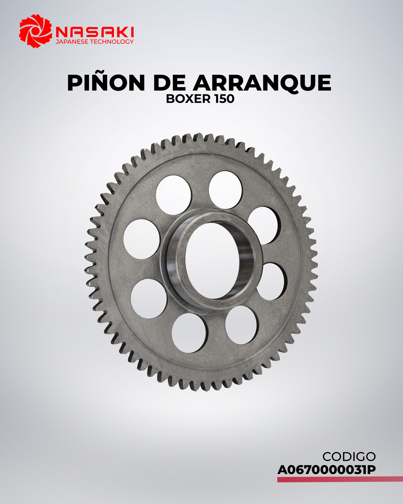 PIÑON DE ARRANQUE BOXER 150