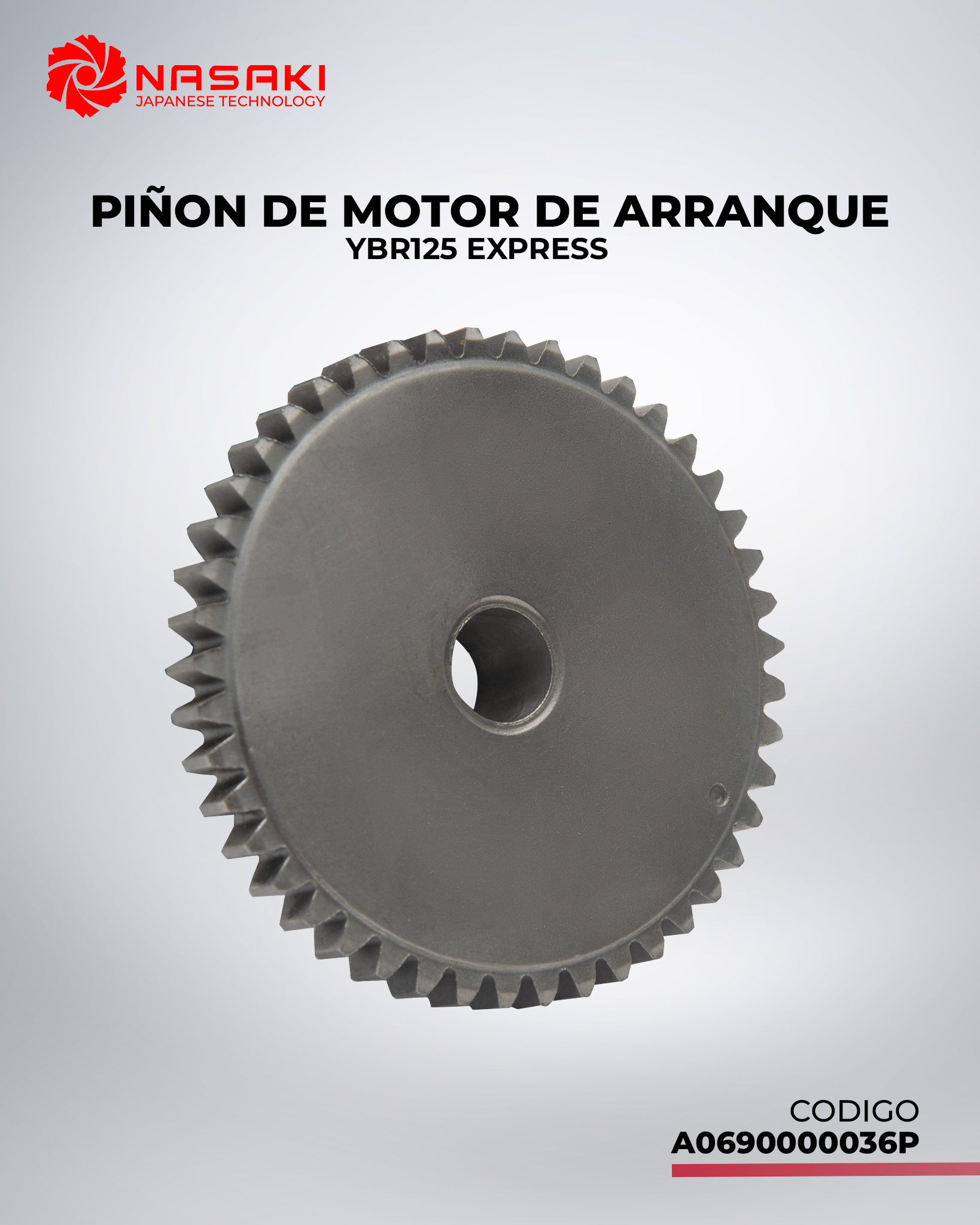 PIÑON DE MOTOR DE ARRANQUE YBR125 EXPRESS