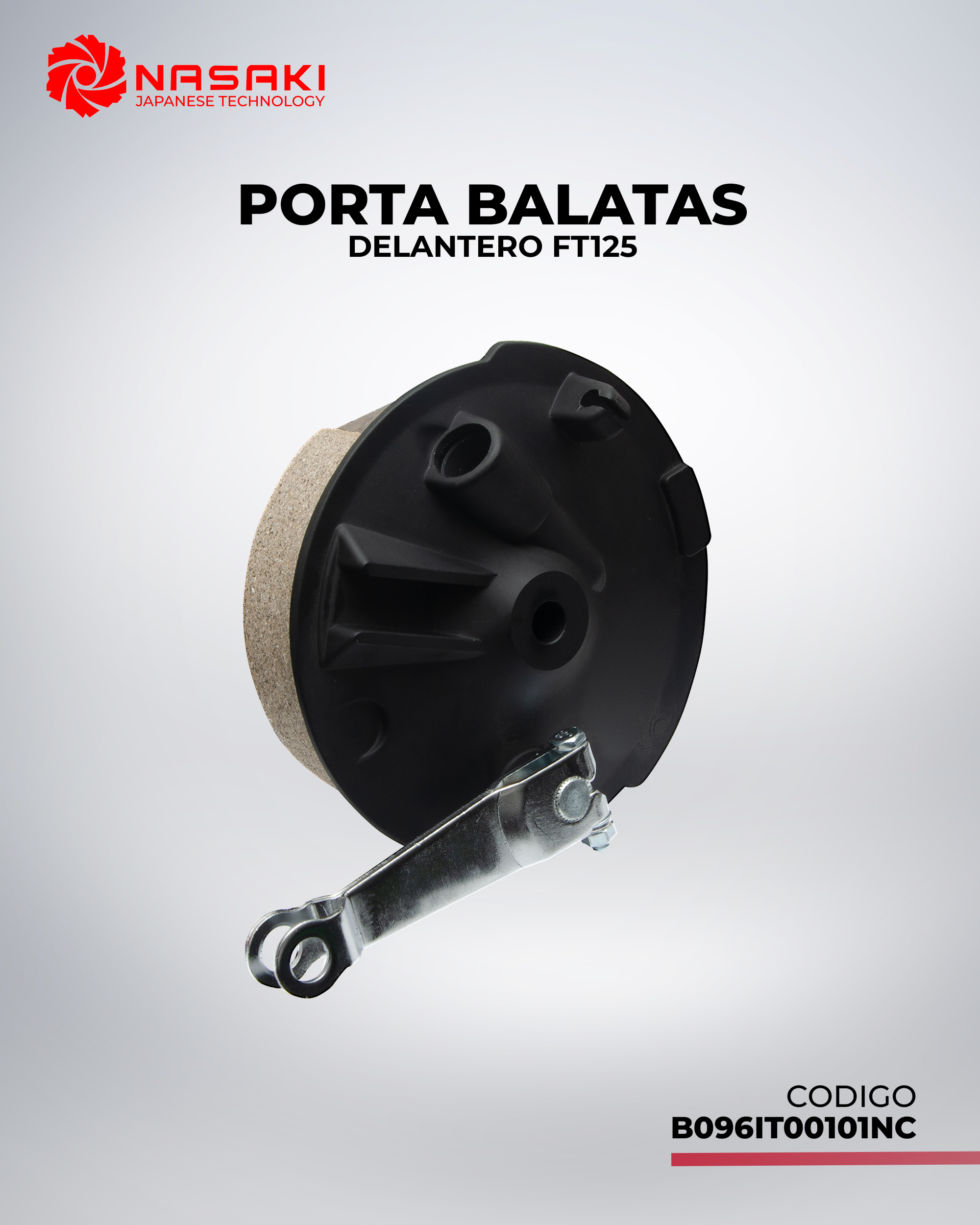 PORTA BALATAS DELANTERO FT125