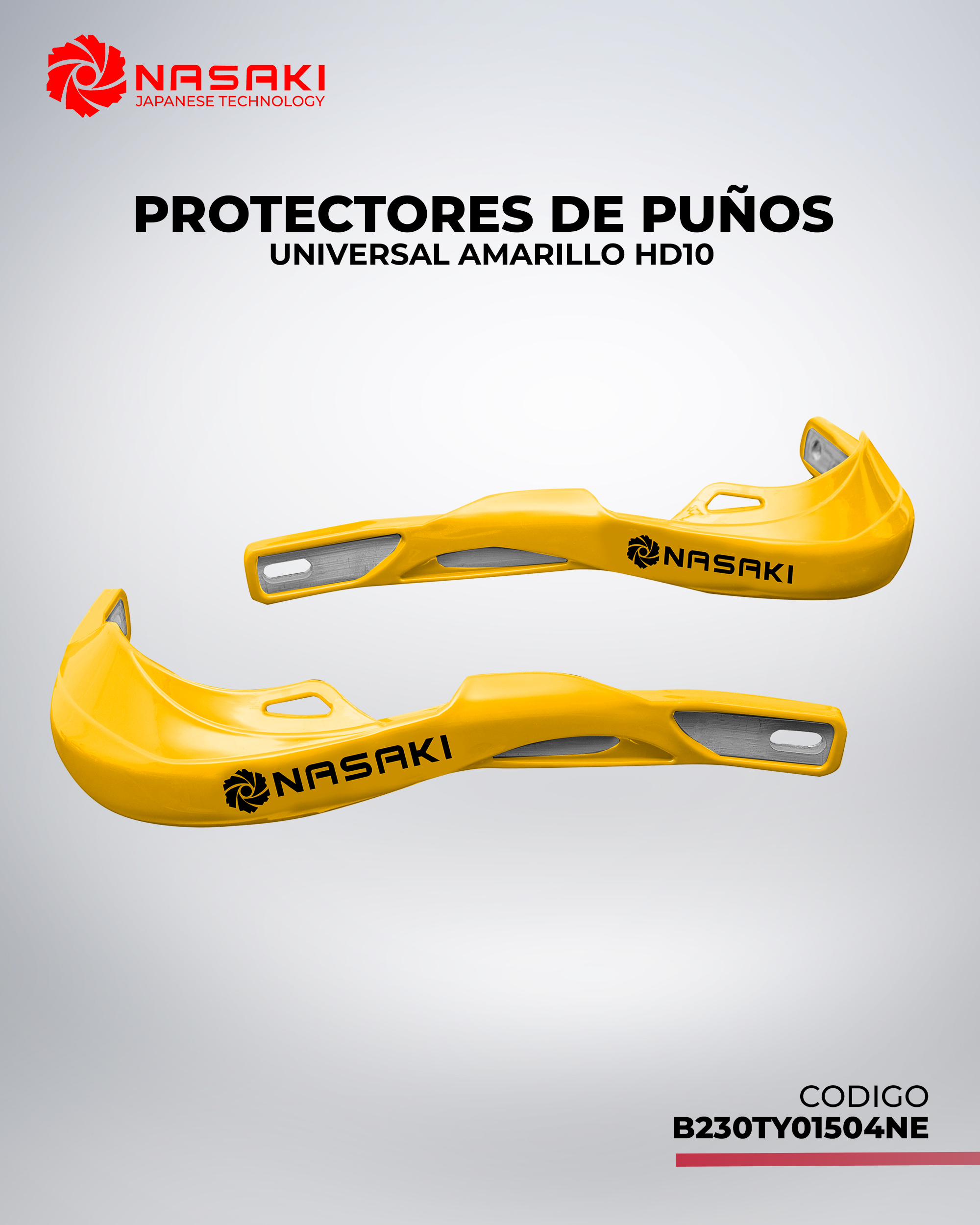 PROTECTORES DE PUÑOS UNIVERSAL AMARILLO HD10