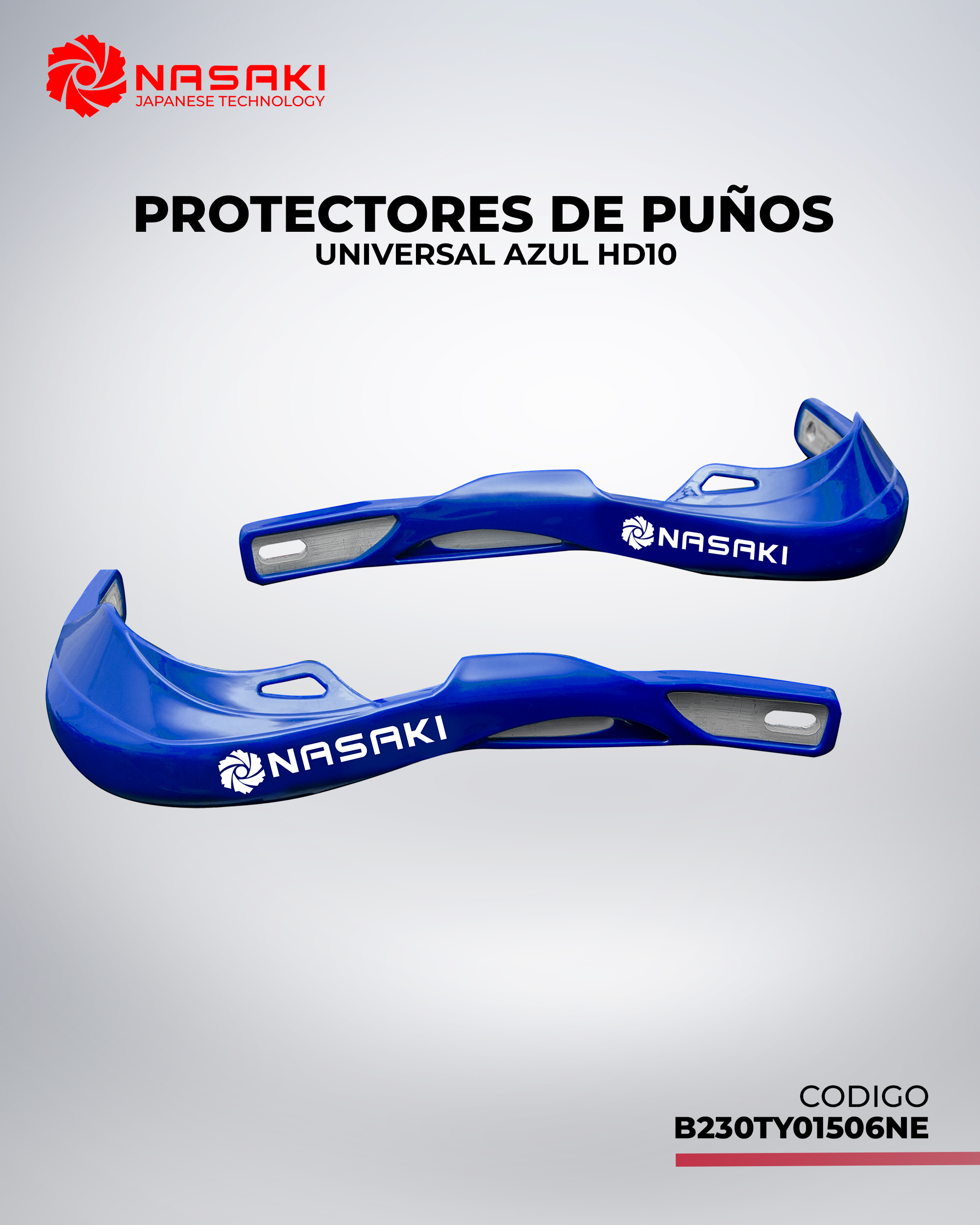 PROTECTORES DE PUÑOS UNIVERSAL AZUL HD10