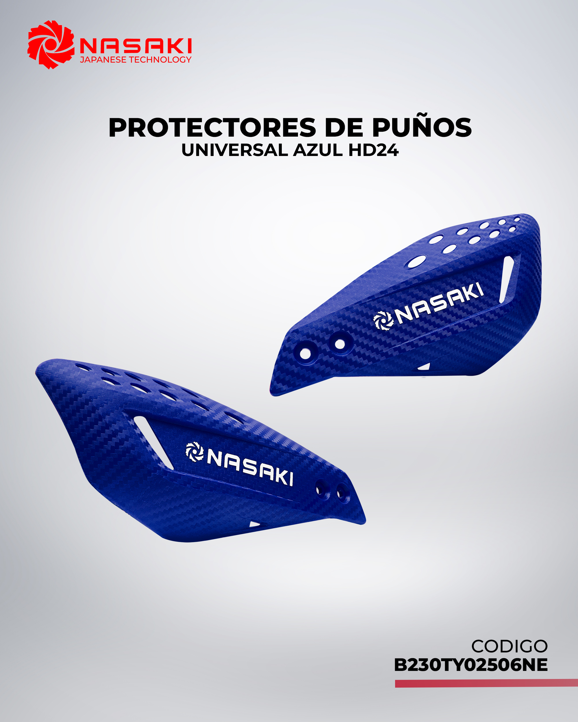 PROTECTORES DE PUÑOS UNIVERSAL AZUL HD24