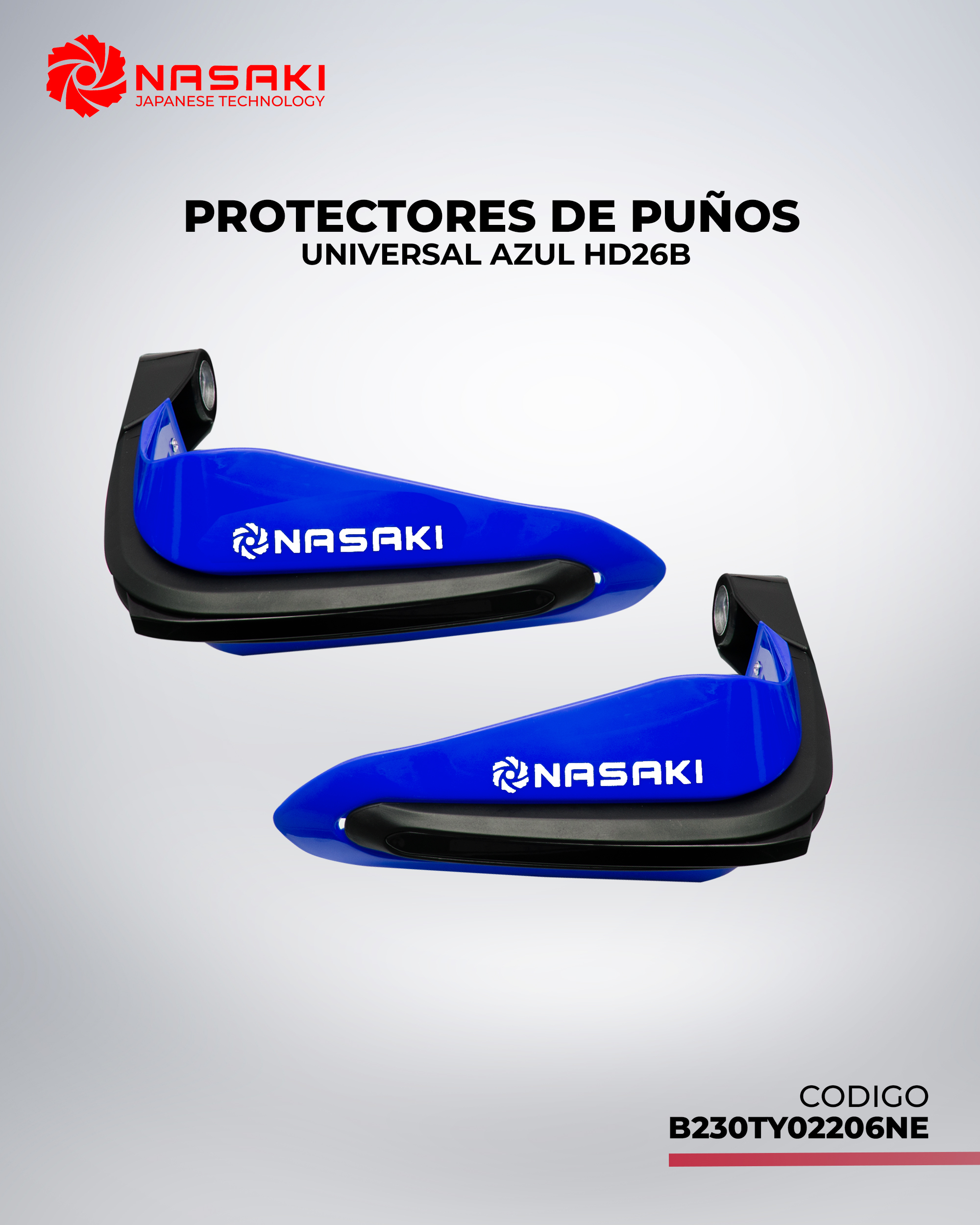 PROTECTORES DE PUÑOS UNIVERSAL AZUL HD26B