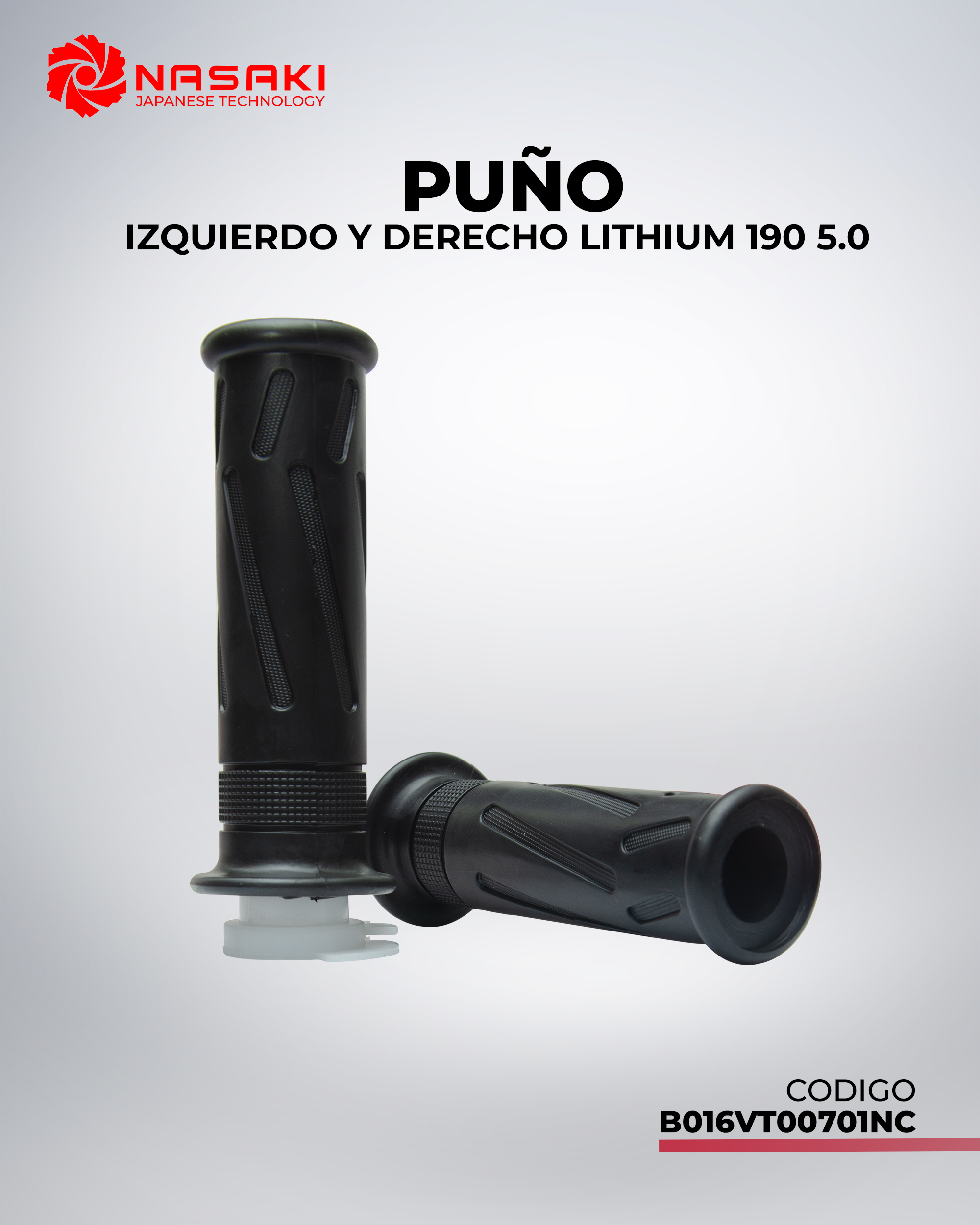 PUÑOS IZQ Y DER LITHIUM 190 5.0