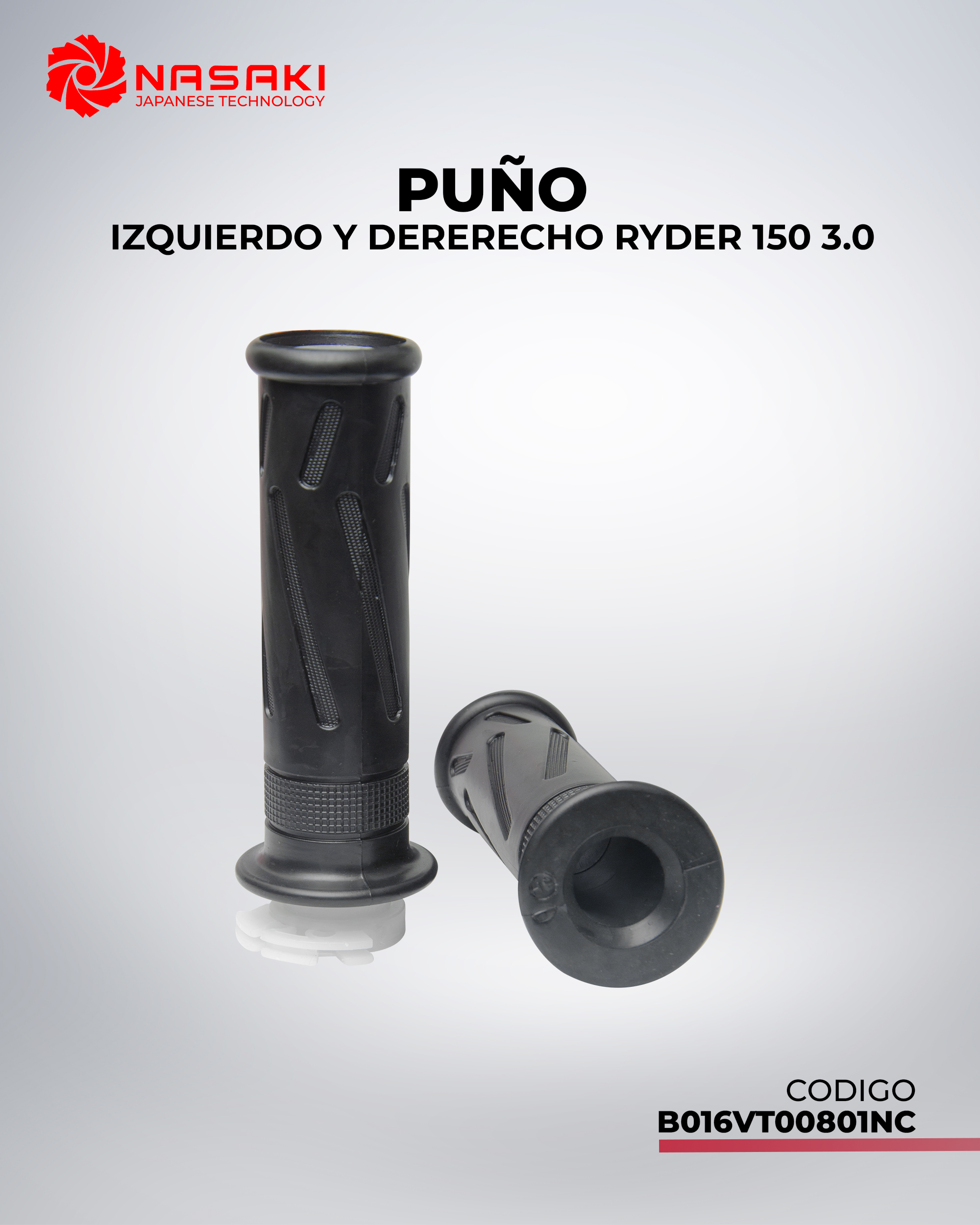 PUÑOS IZQ Y DER RYDER 150 3.0