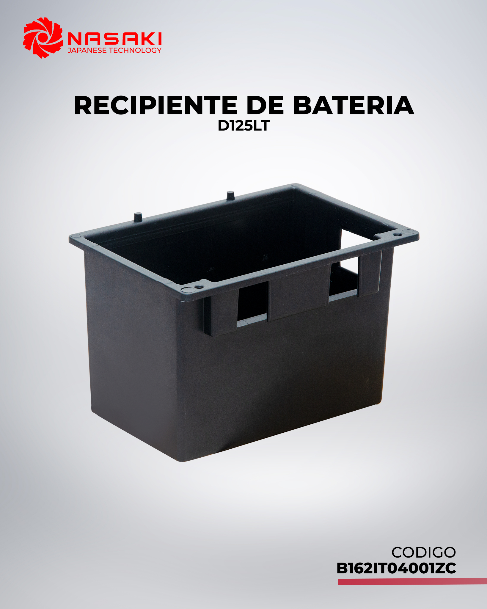 RECIPIENTE DE BATERIA D125LT