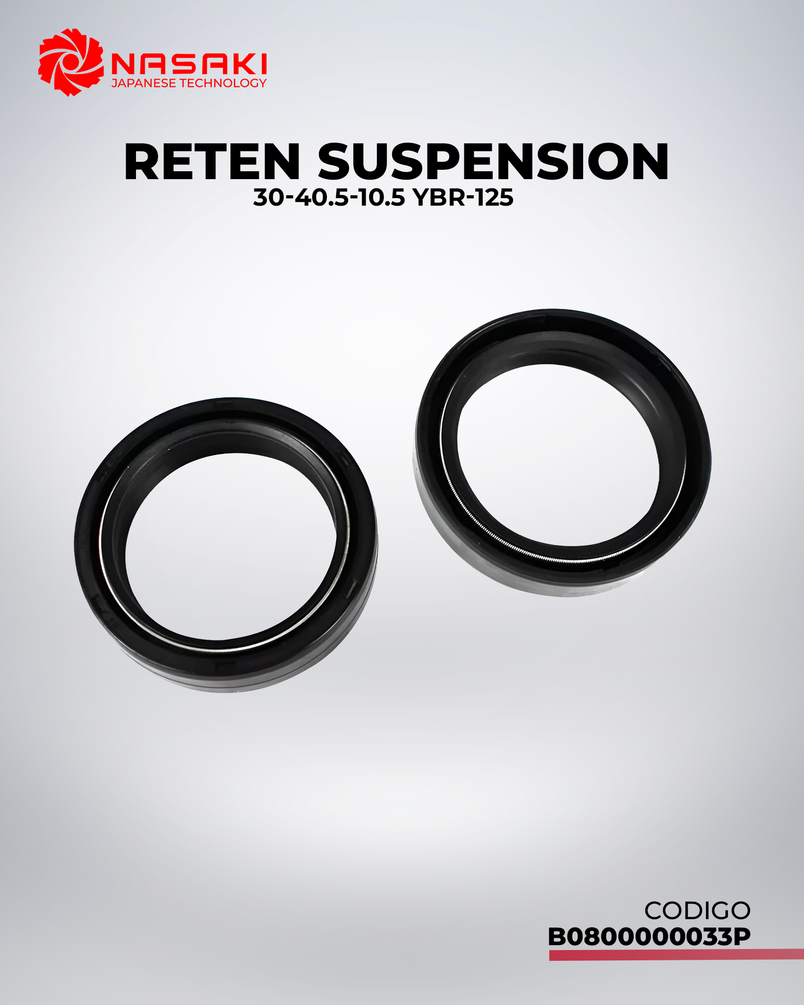 RETEN DE SUSPENSION 30-40.5-10.5 YBR-125
