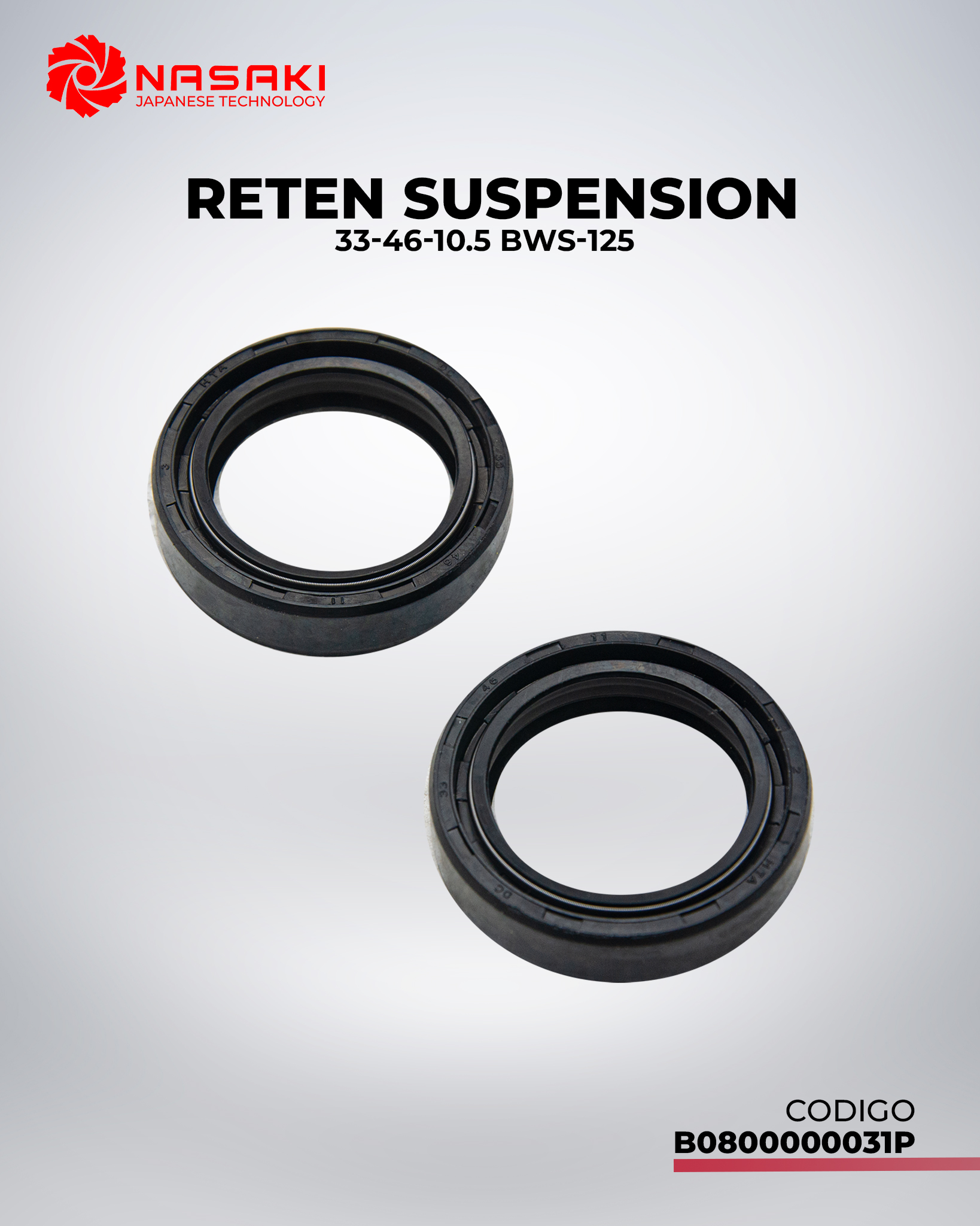 RETEN DE SUSPENSION 33-46-10.5 BWS-125