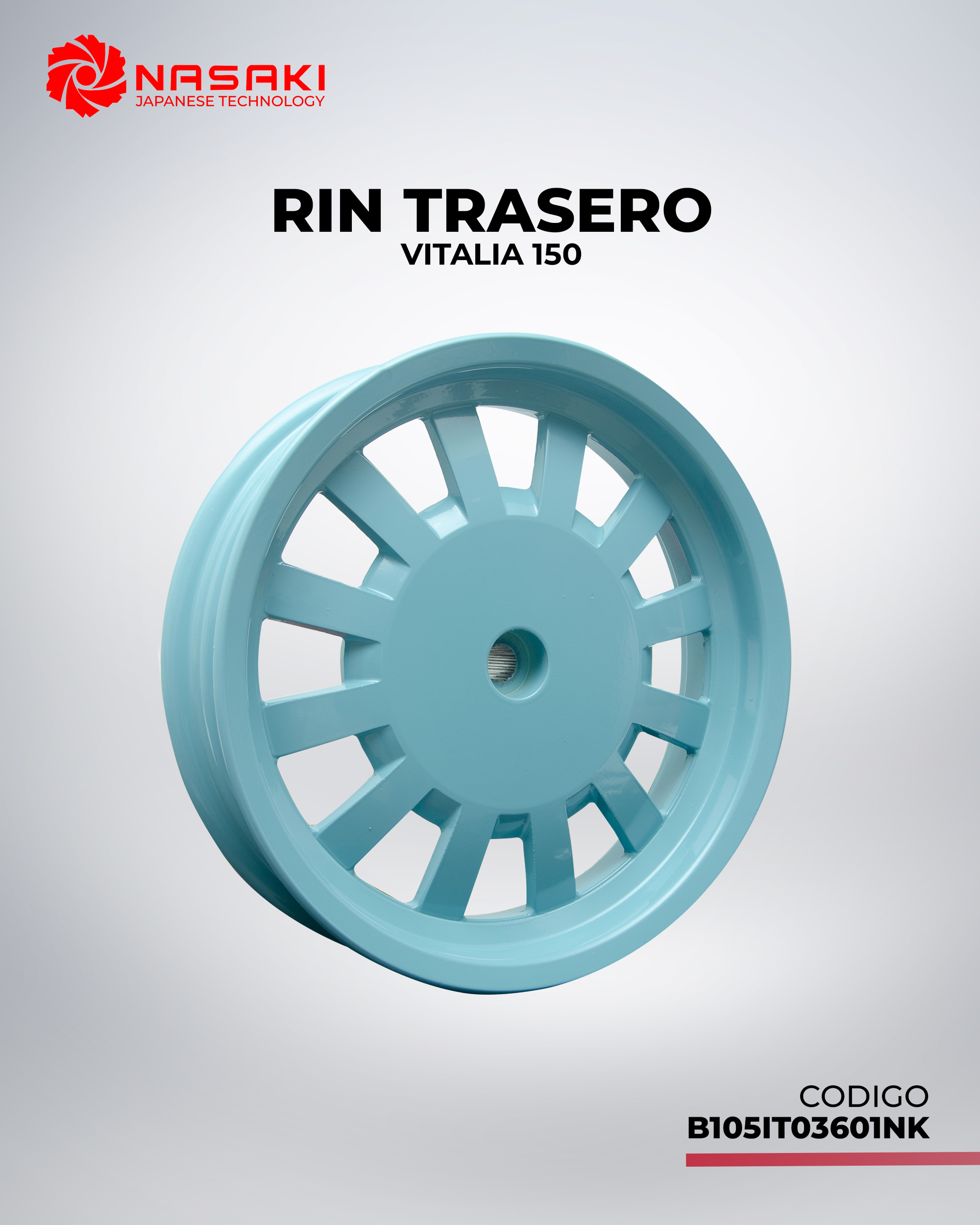 RIN TRASERO VITALIA 150