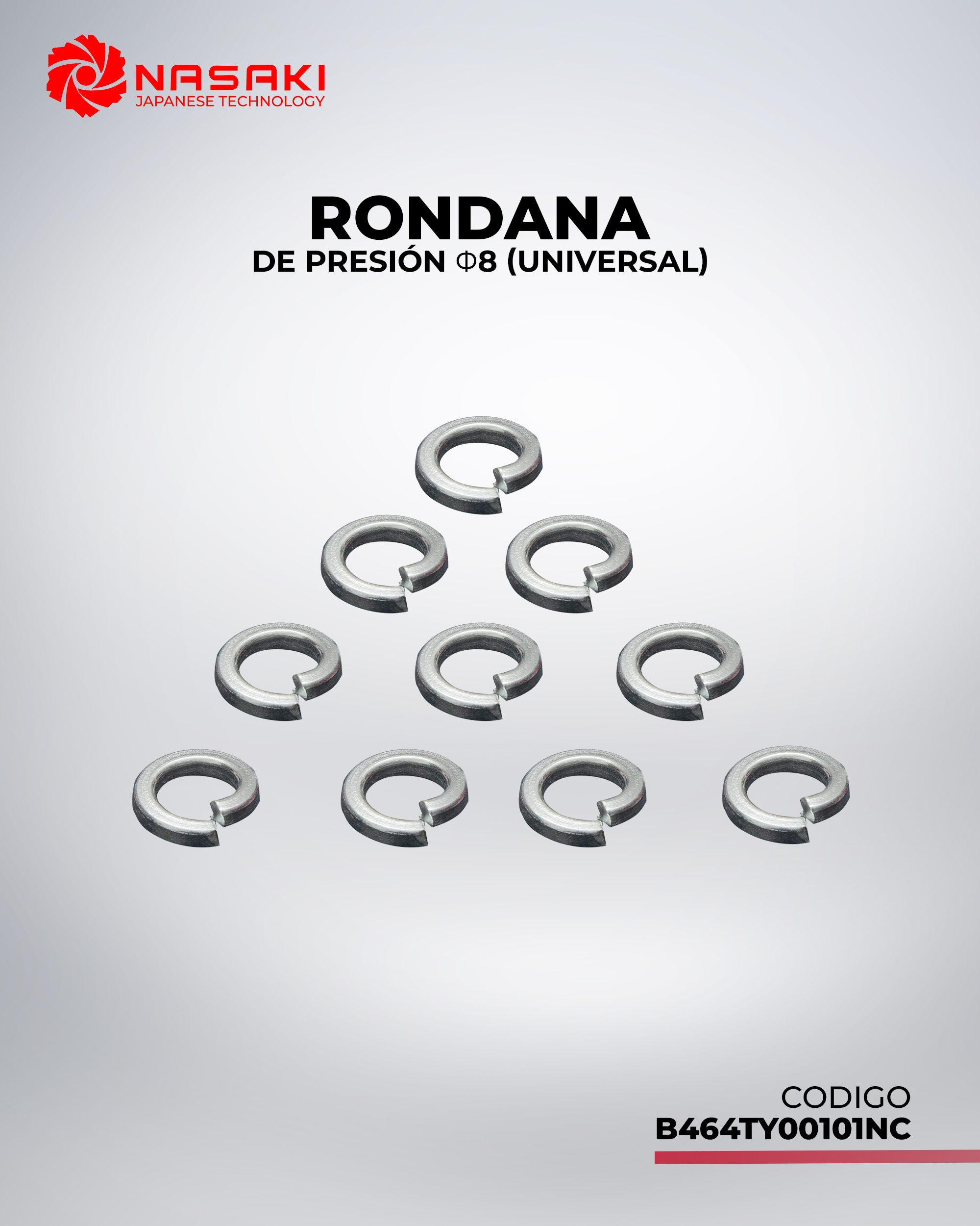 RONDANA DE PRESION F8