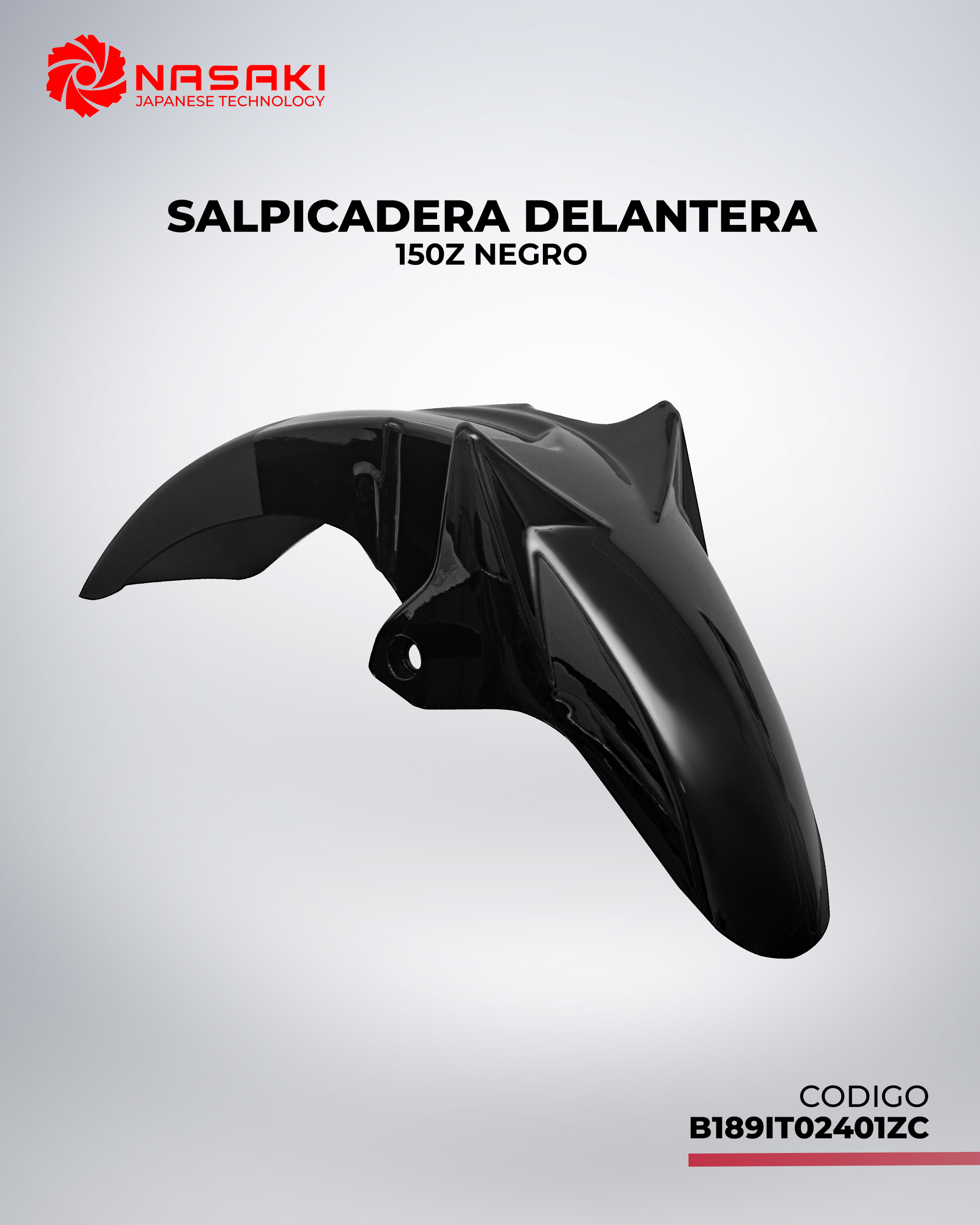 SALPICADERA DELANTERA 150Z NEGRO