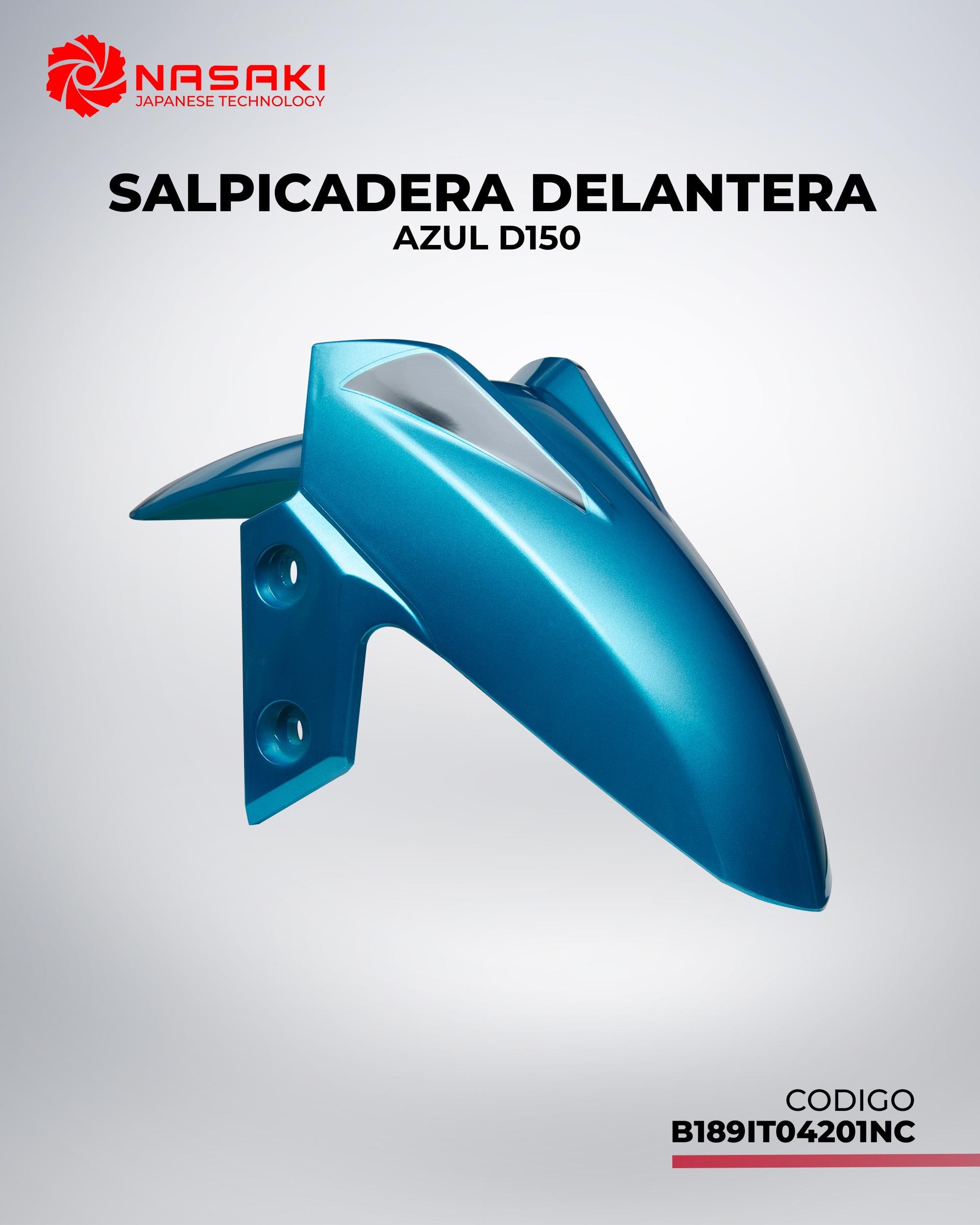 SALPICADERA DELANTERA AZUL D150
