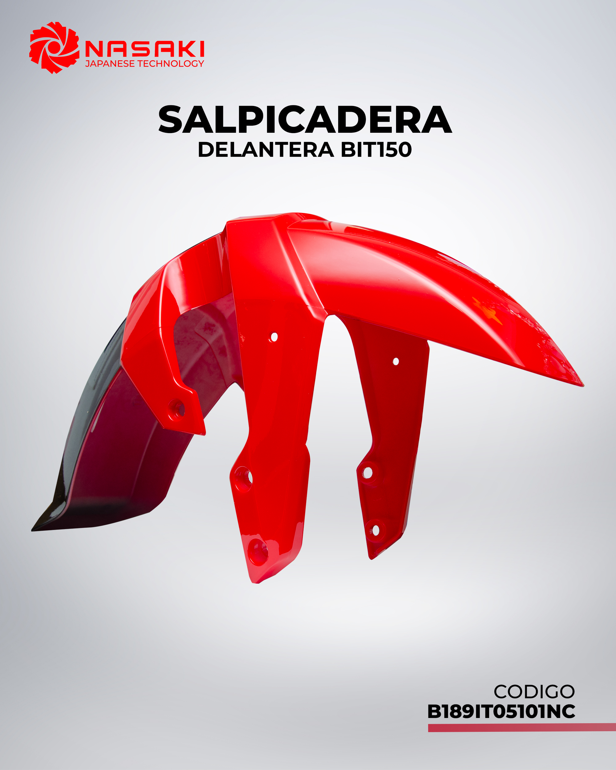 SALPICADERA DELANTERA BIT150