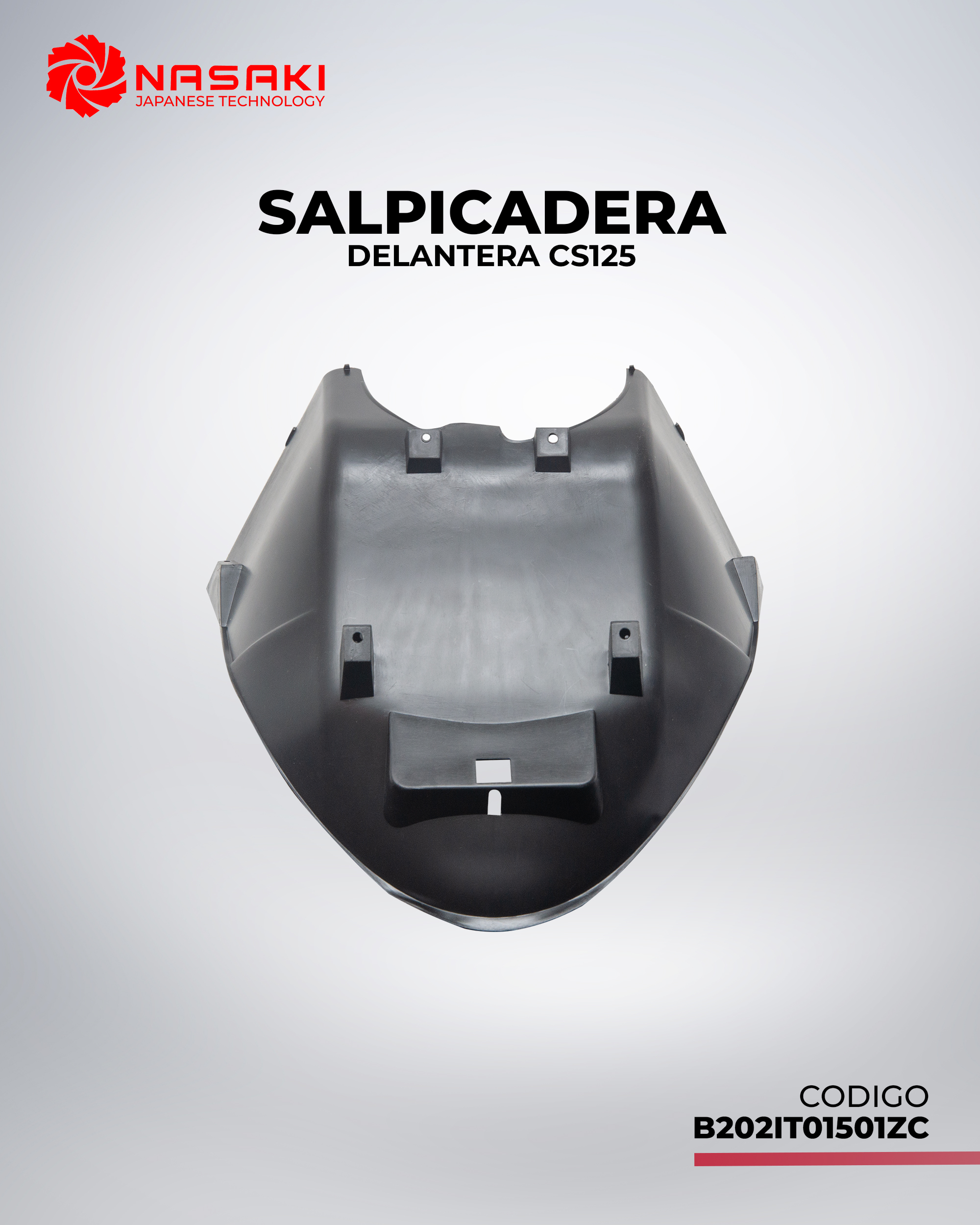 SALPICADERA DELANTERA CS125