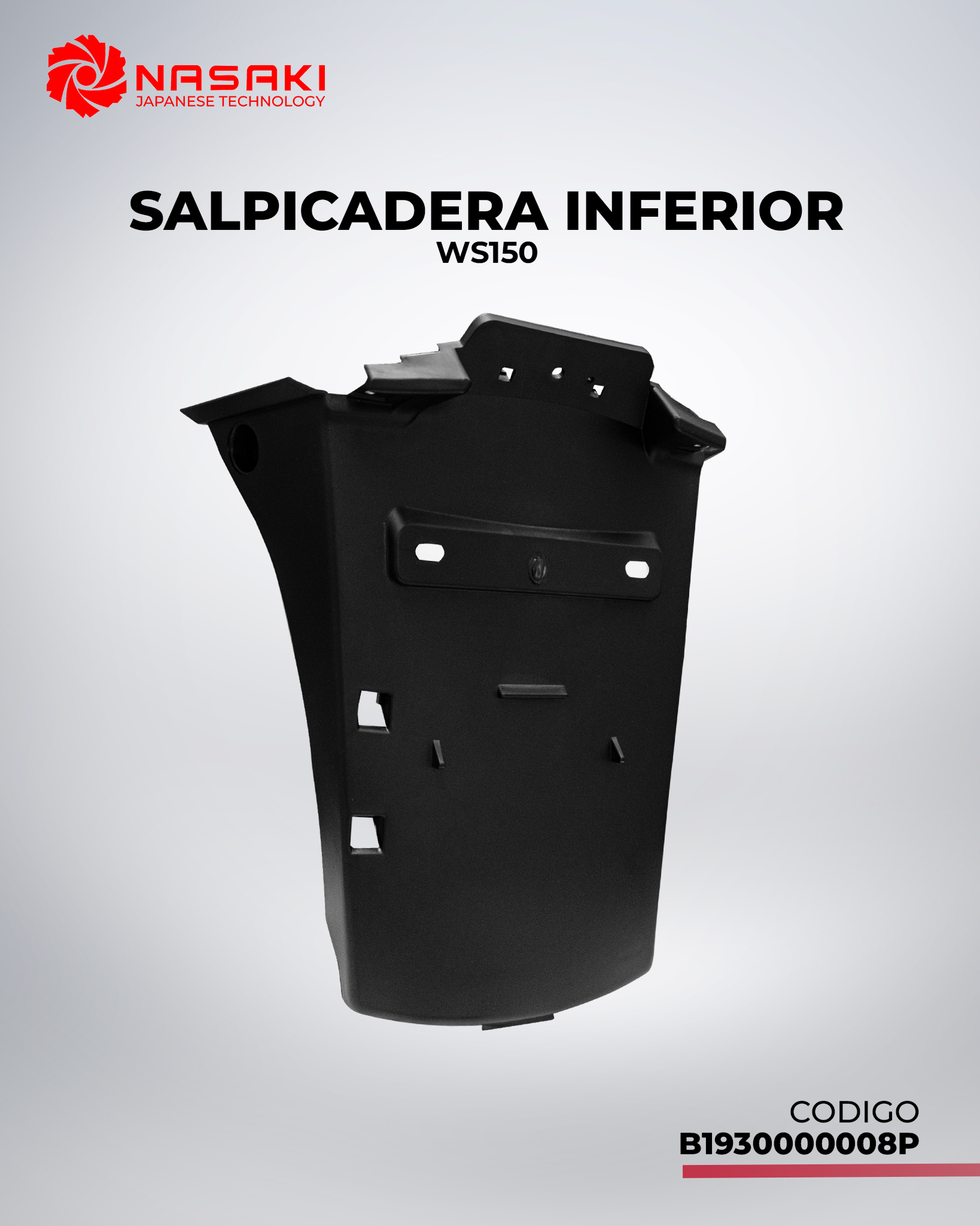 SALPICADERA INFERIOR WS150