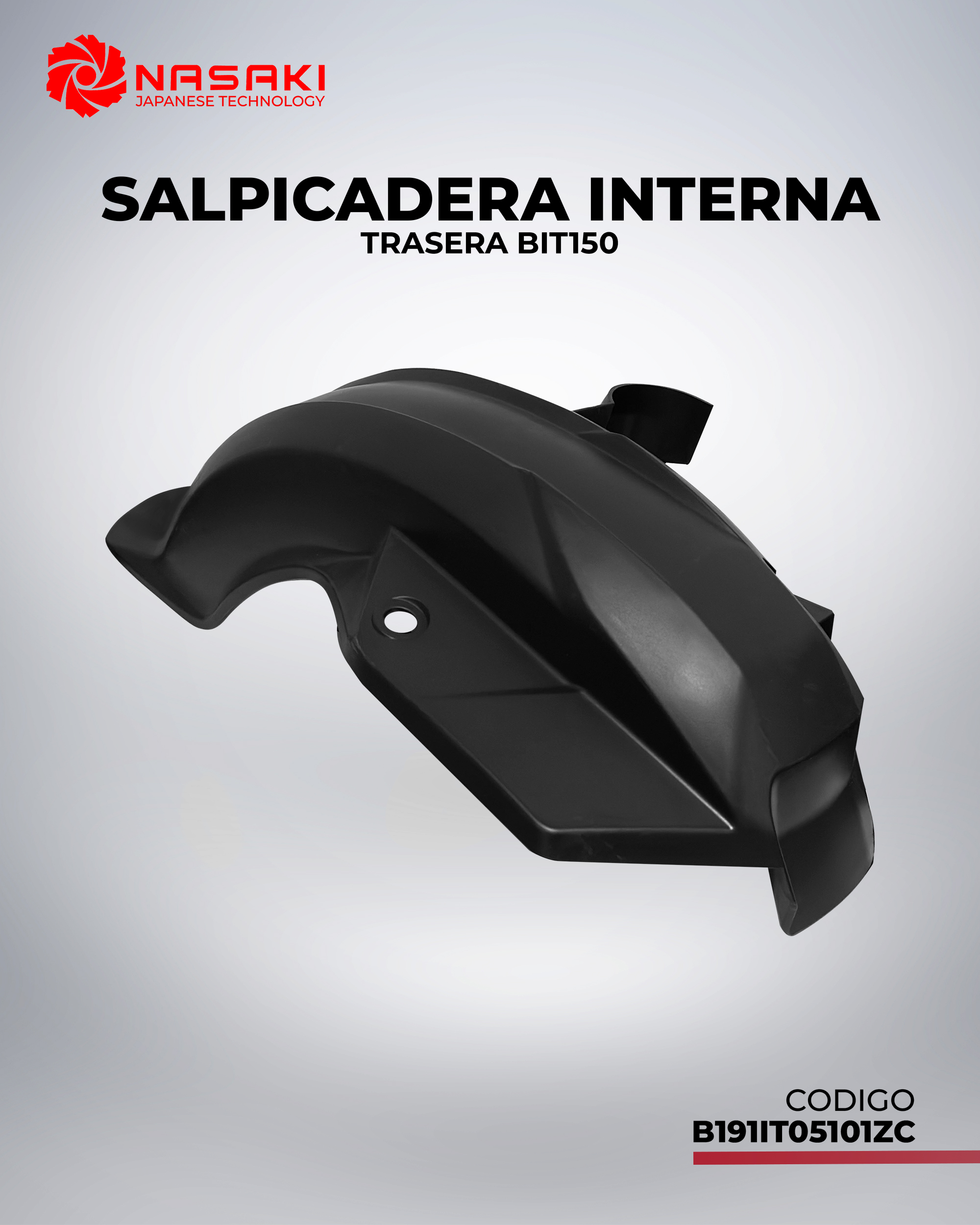 SALPICADERA INTERNA TRASERA BIT150