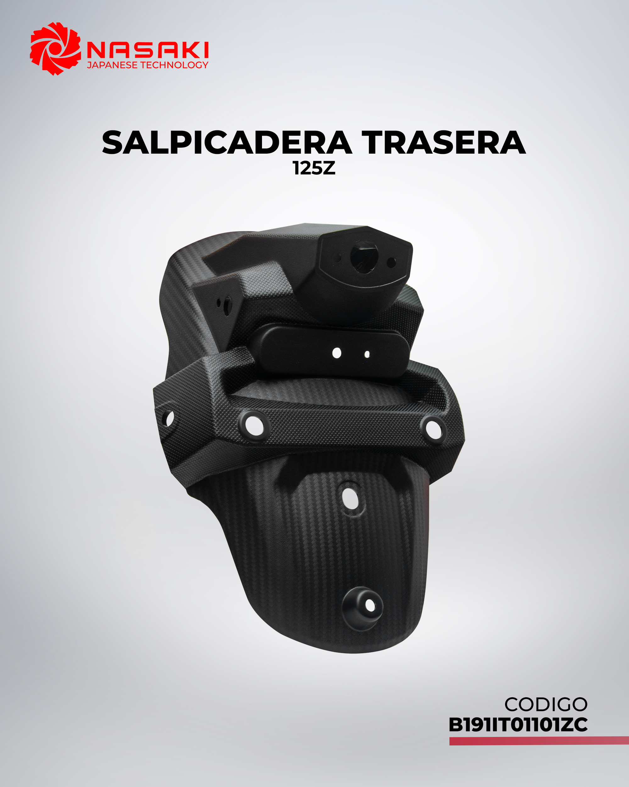SALPICADERA TRASERA 125Z
