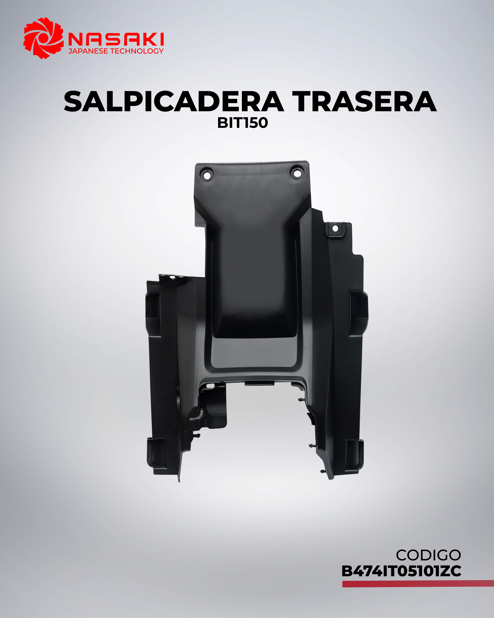 SALPICADERA TRASERA BIT150