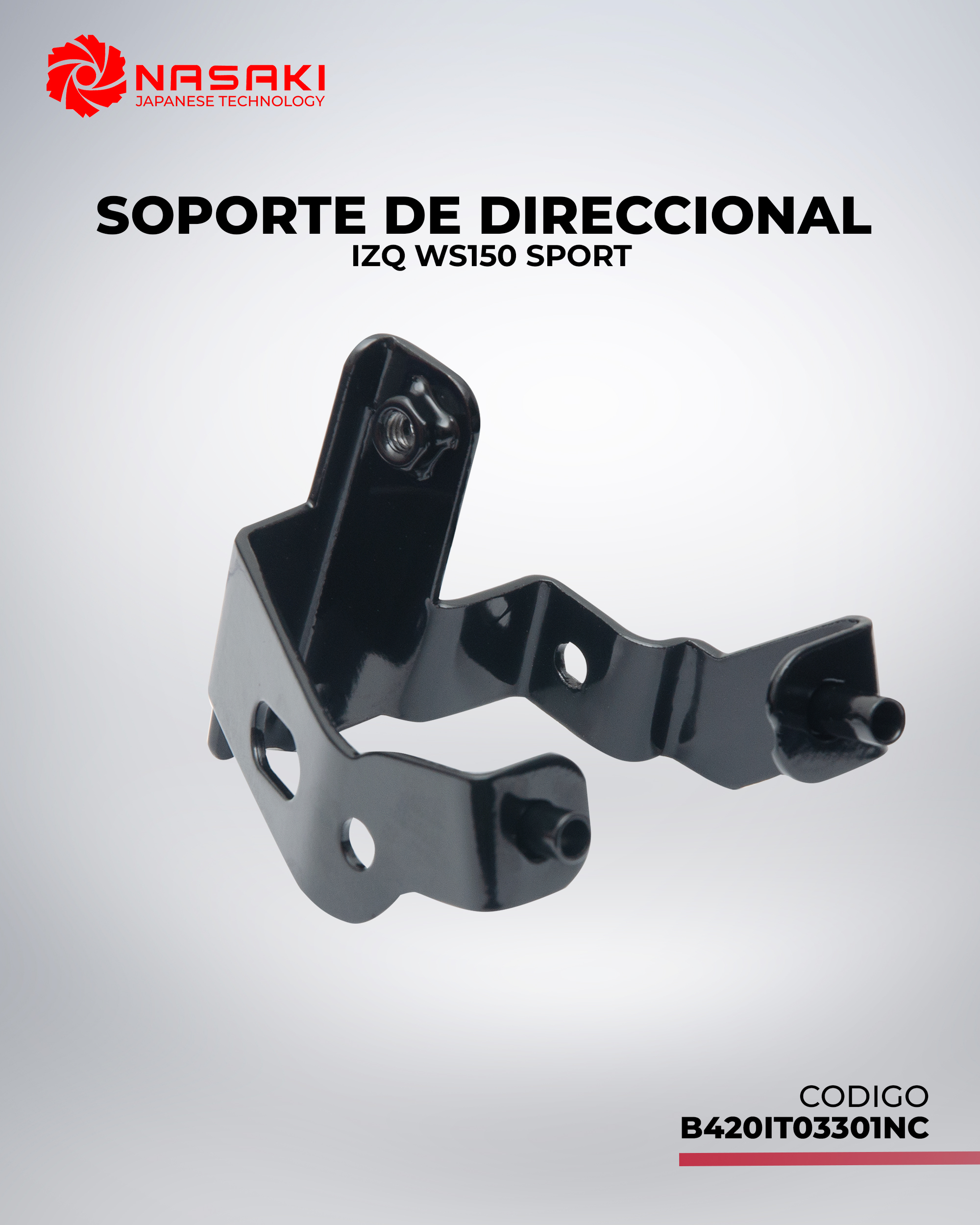 SOPORTE DE DIRECCIONAL IZQ WS150SPORT