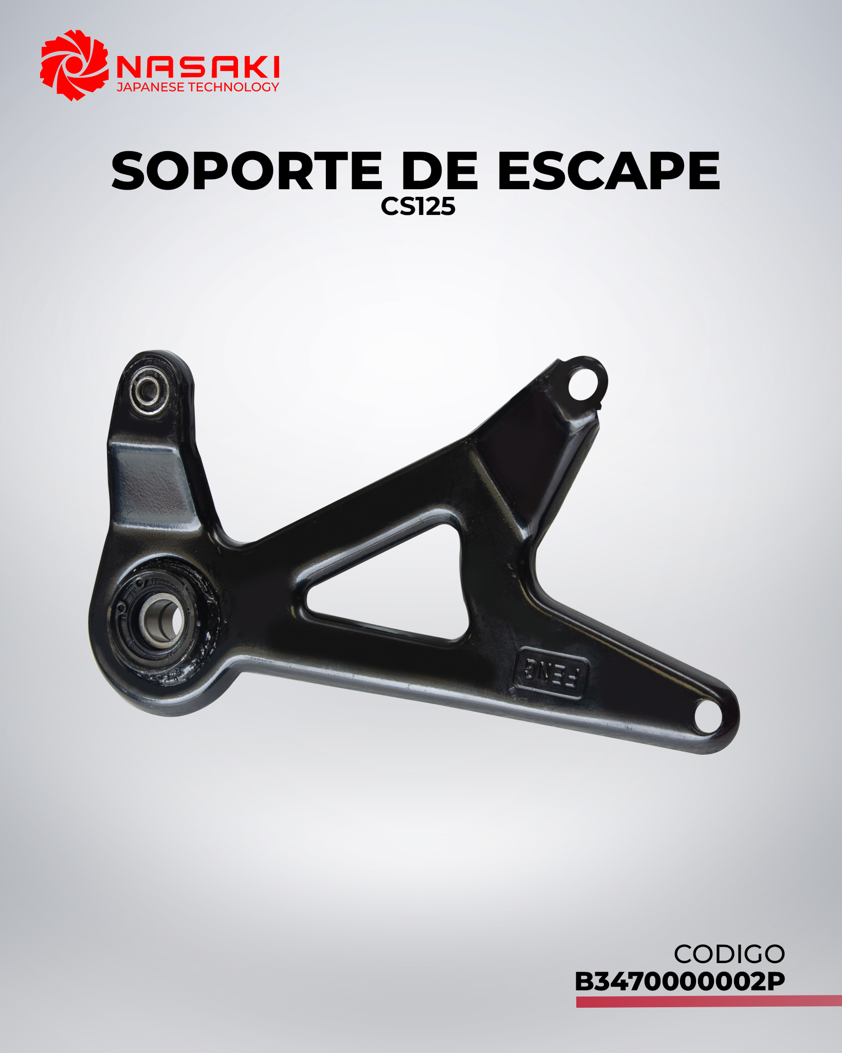 SOPORTE DE ESCAPE CS125