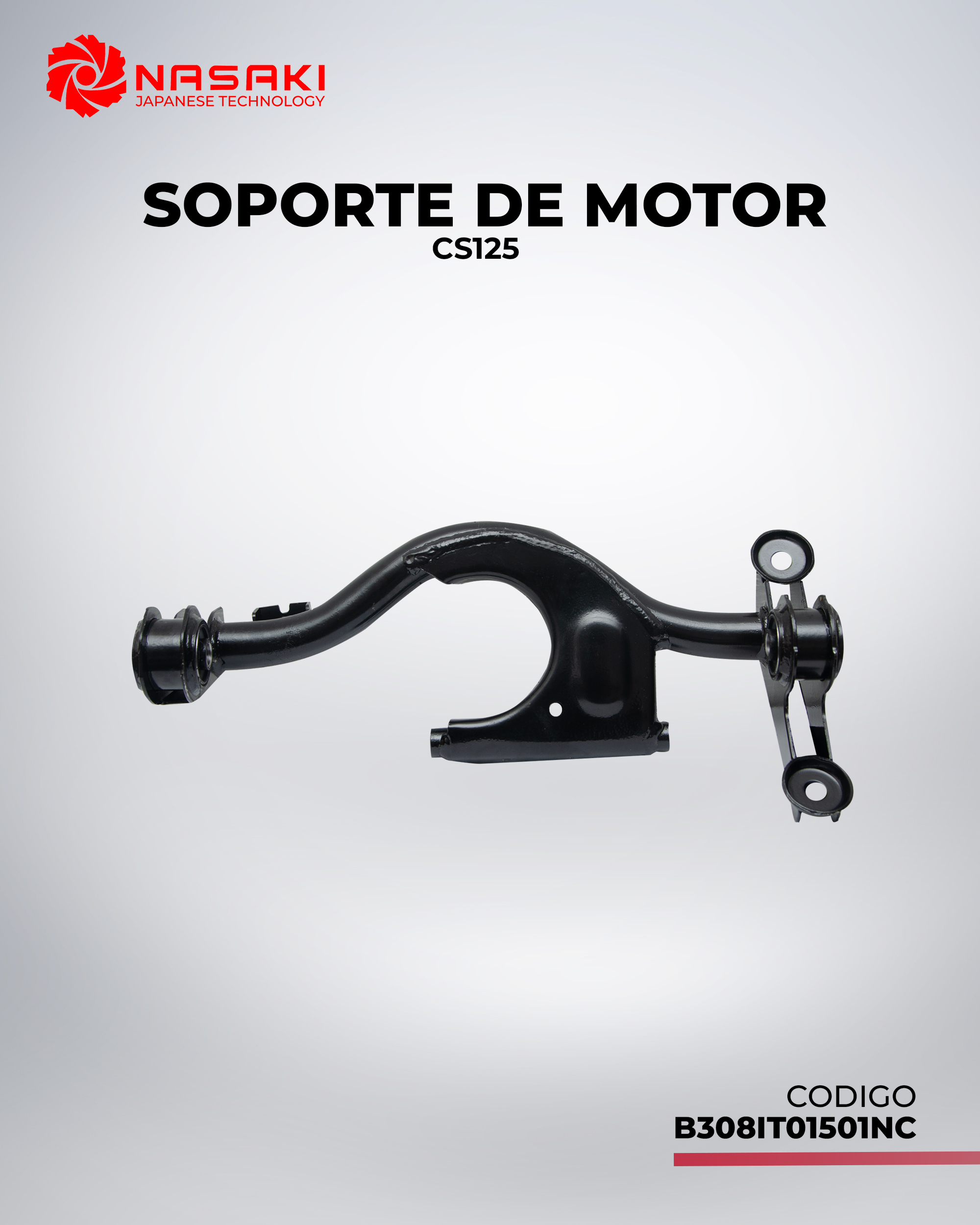 SOPORTE DE MOTOR CS125