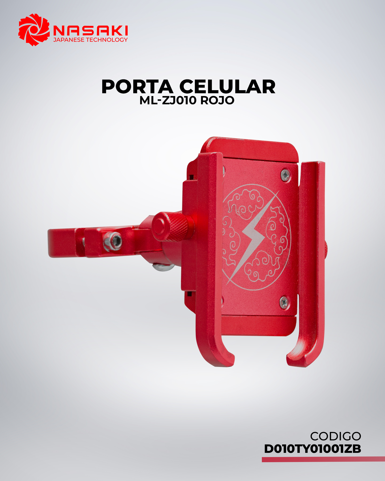 SOPORTE DE NAVEGACION DE CARGA ROJO ML-ZJ010