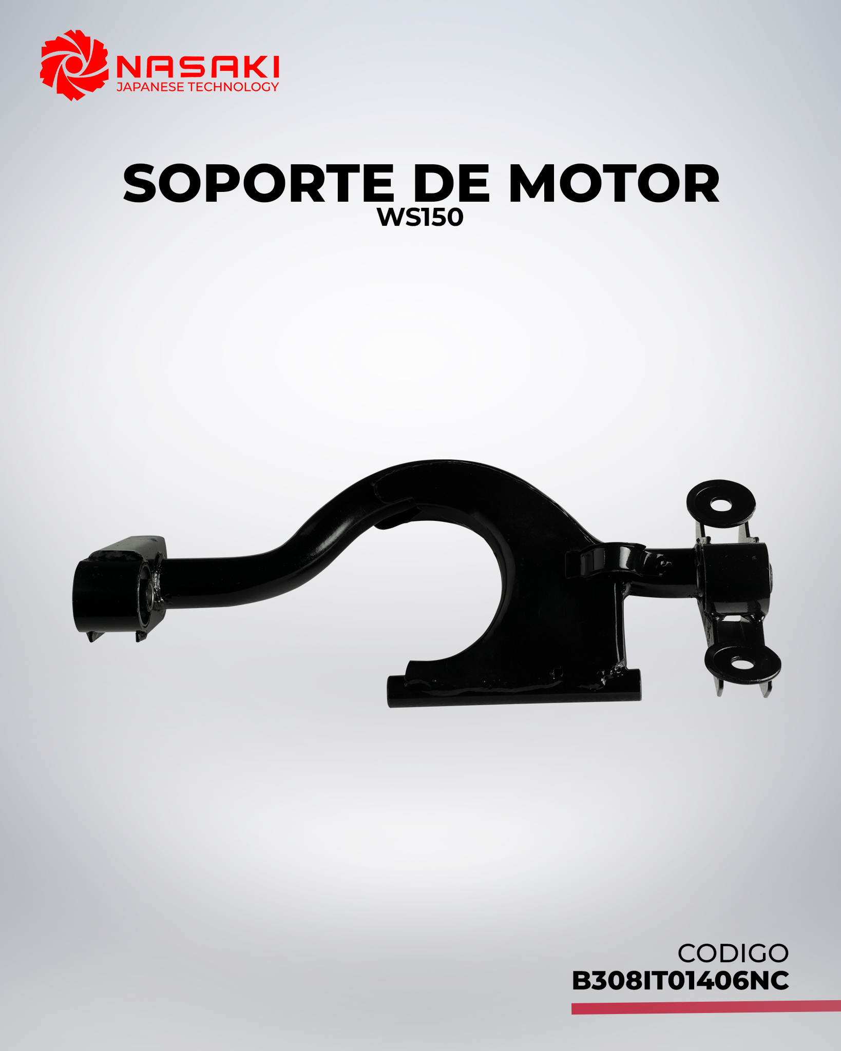 SOPORTE DE MOTOR WS150