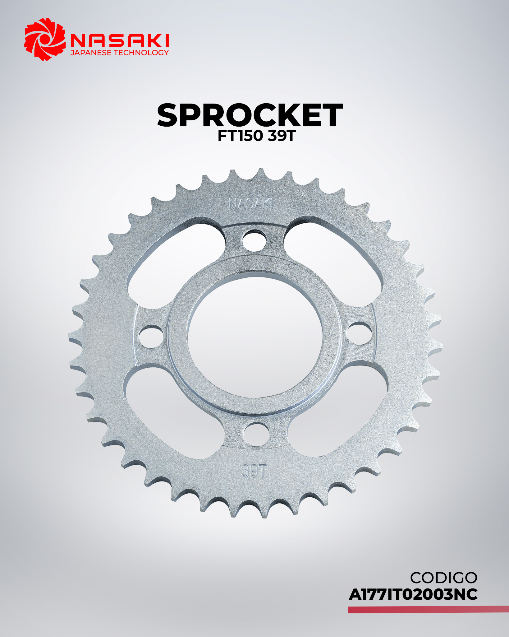 SPROCKET FT50 39T