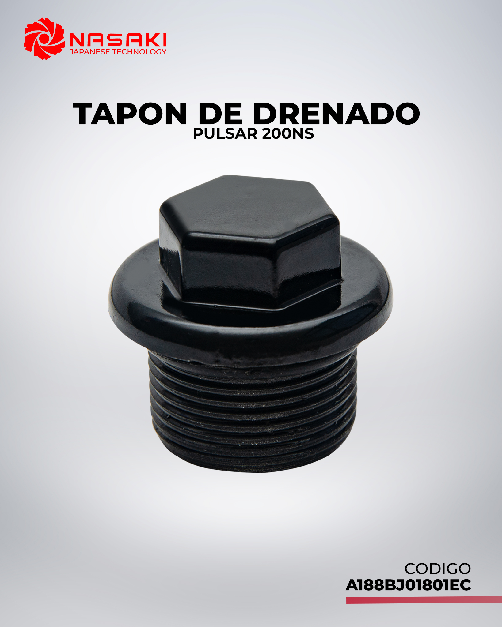 TAPON DE DRENADO PULSAR 200NS