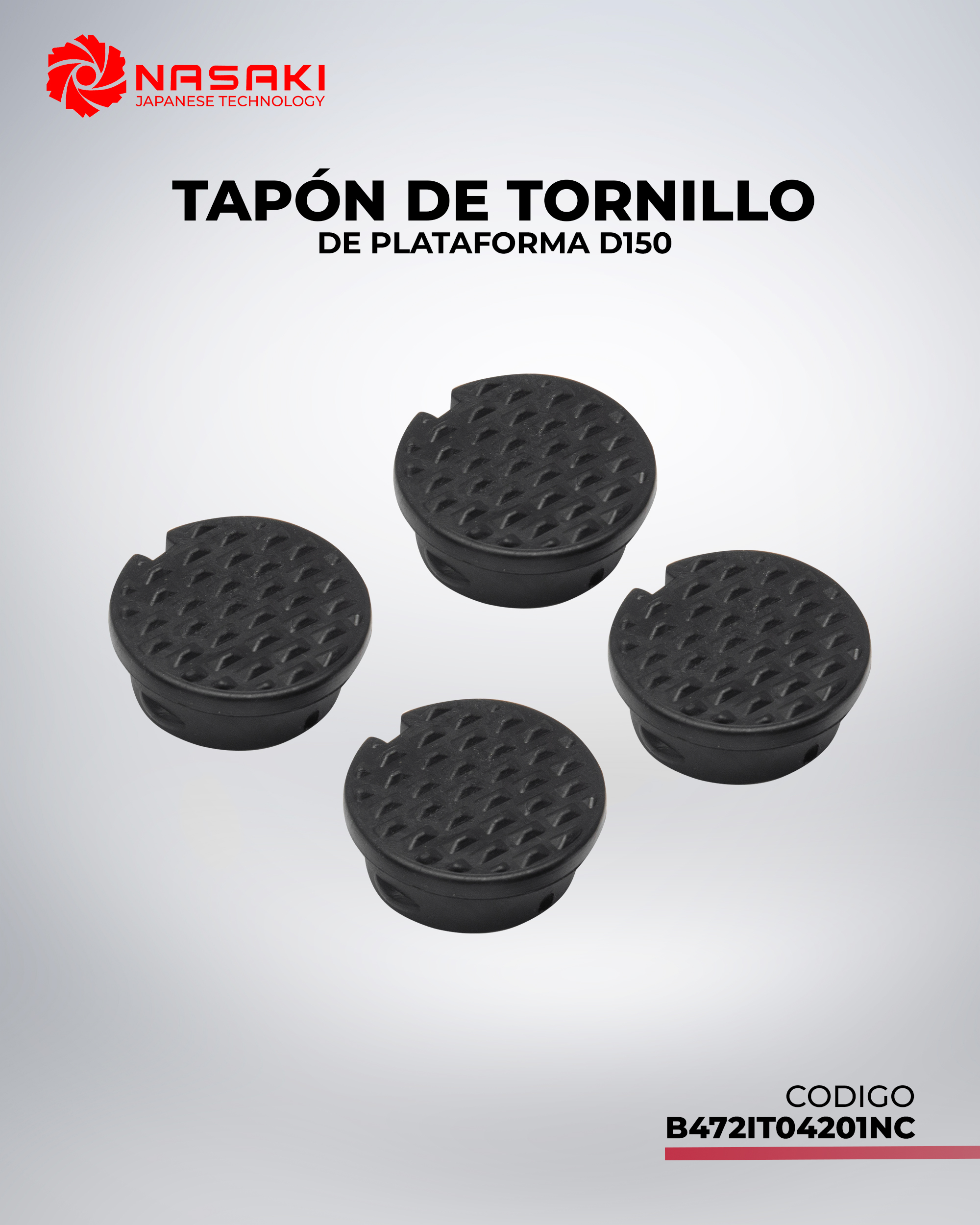 TAPON DE TORNILLO DE PLATAFORMA D150