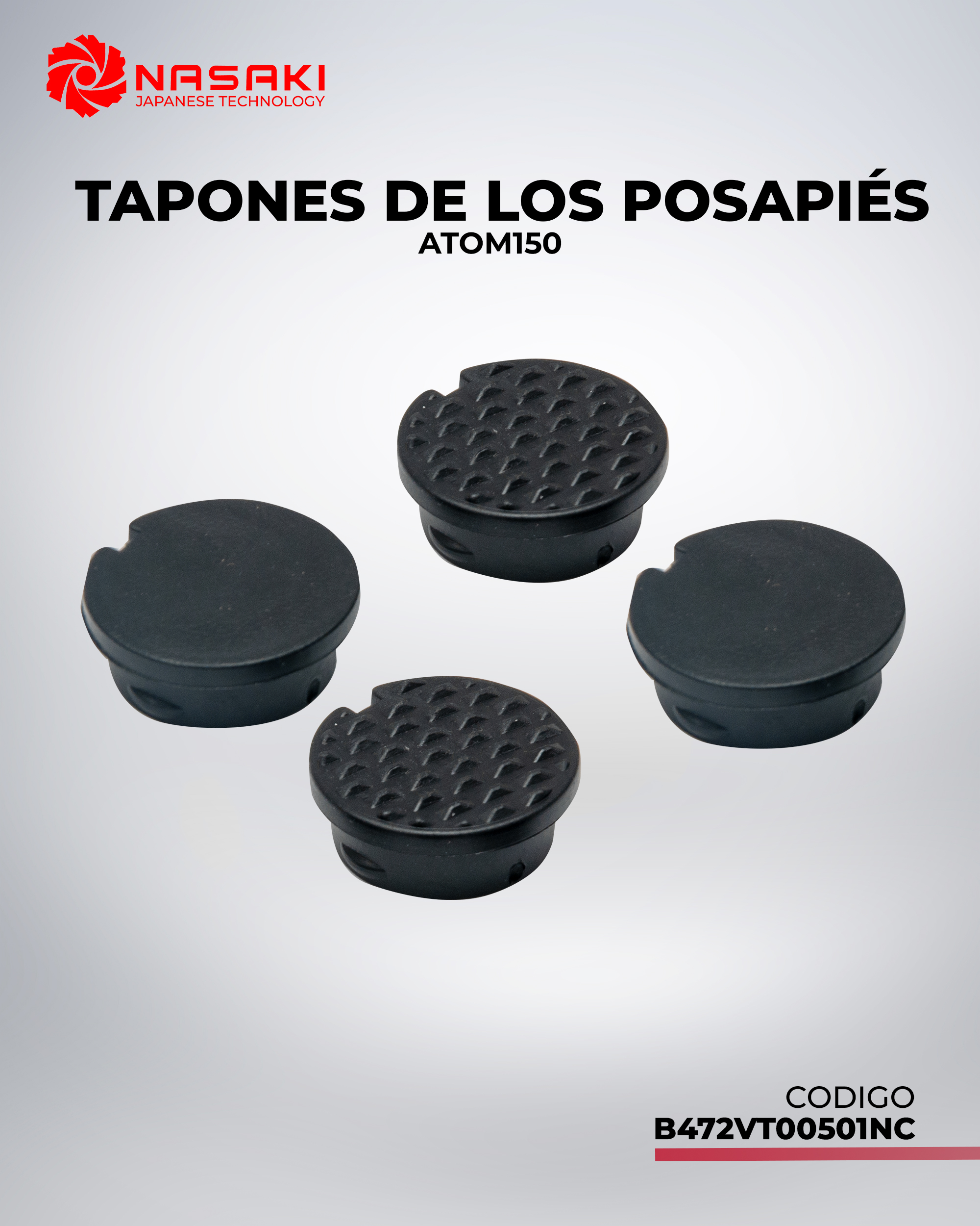 TAPONES DE LOS POSAPIES ATOM150