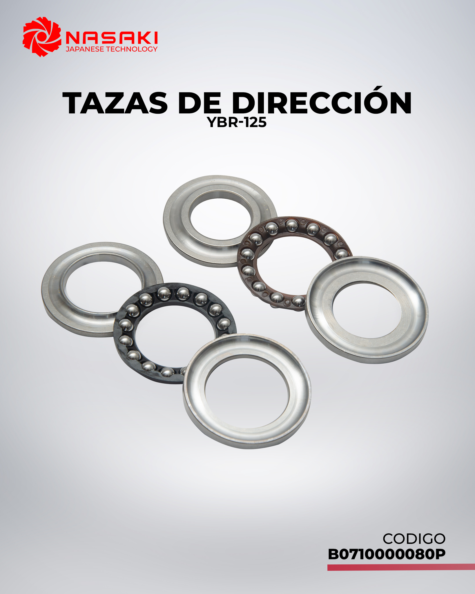 TAZAS DE DIRECCION YBR-125