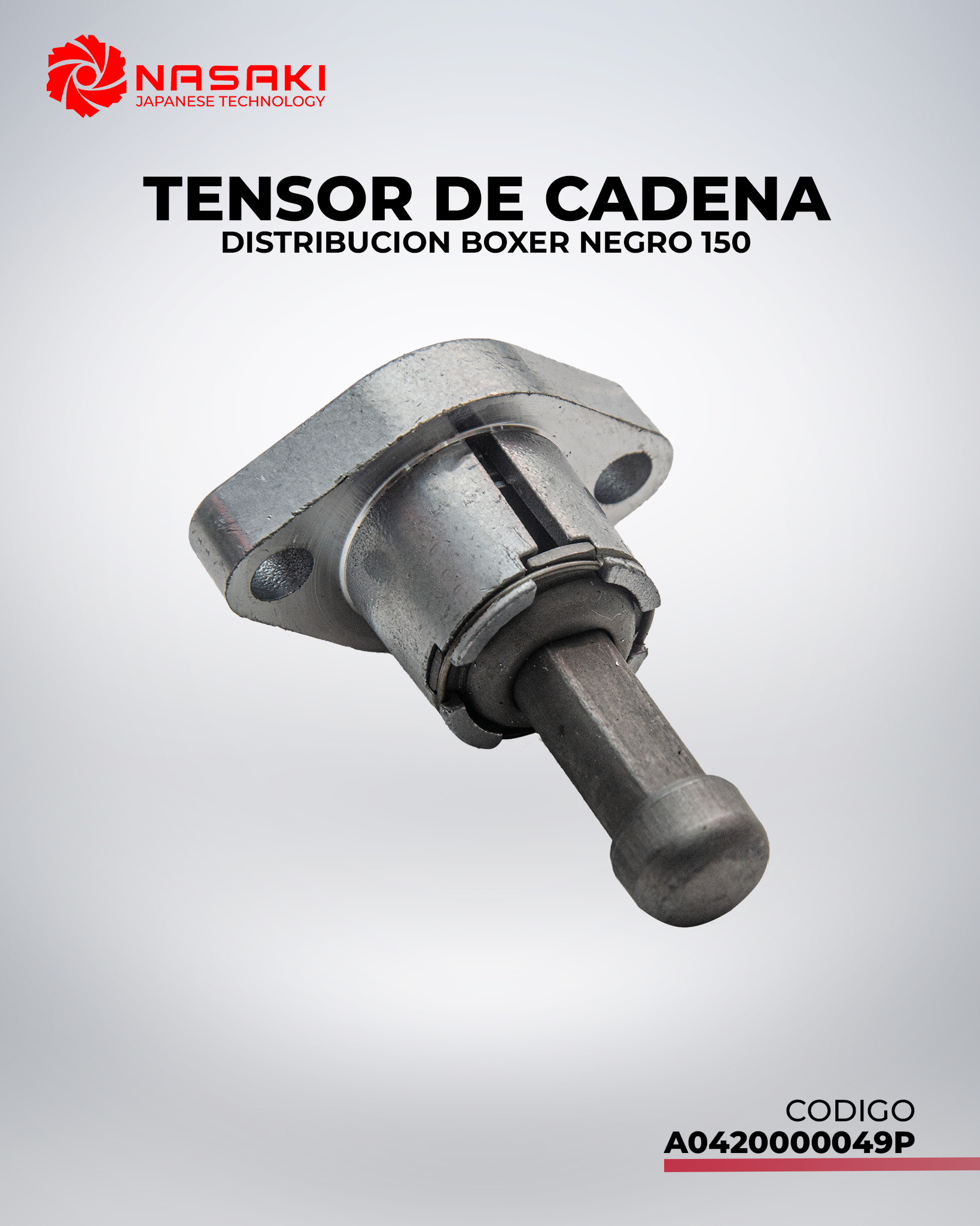 TENSOR DE CADENA DISTRIBUCION BOXER NEGRO 150
