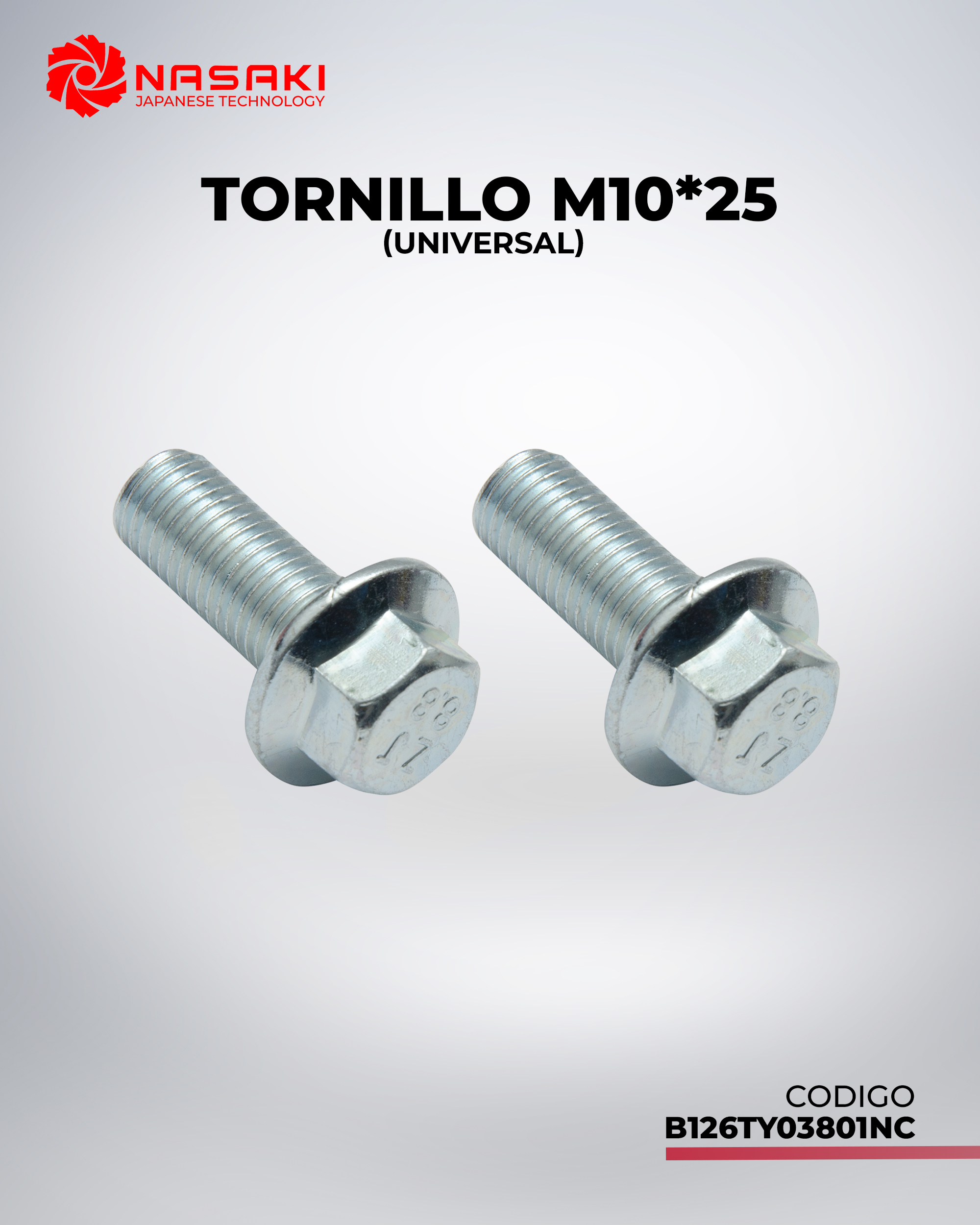 TORNILLO M10*25