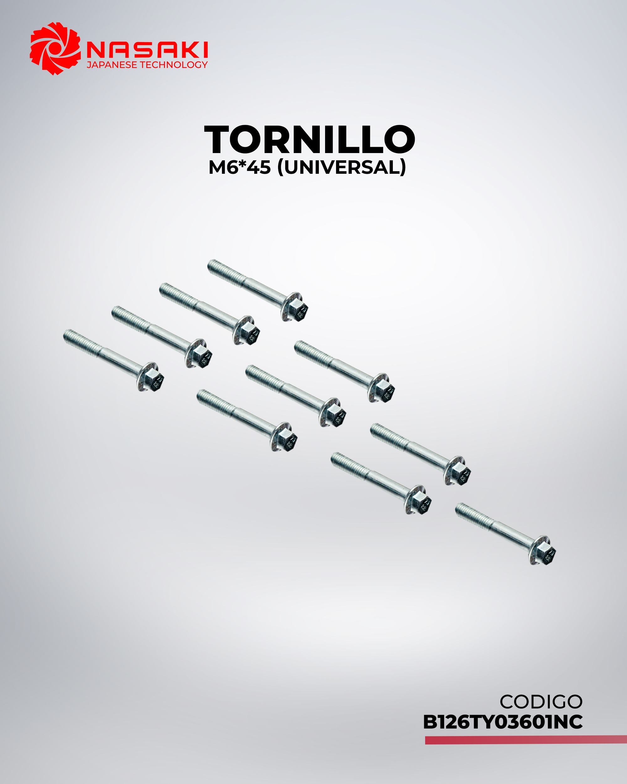 TORNILLO M6*45