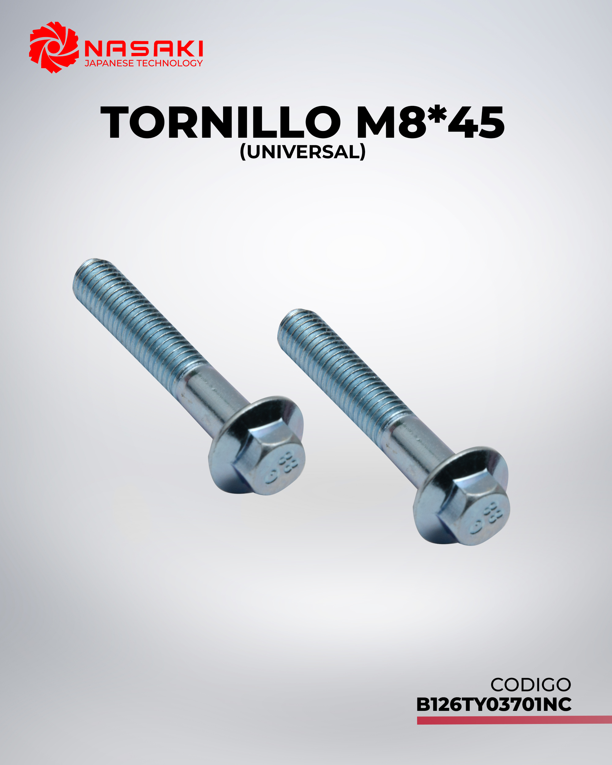 TORNILLO M8*45