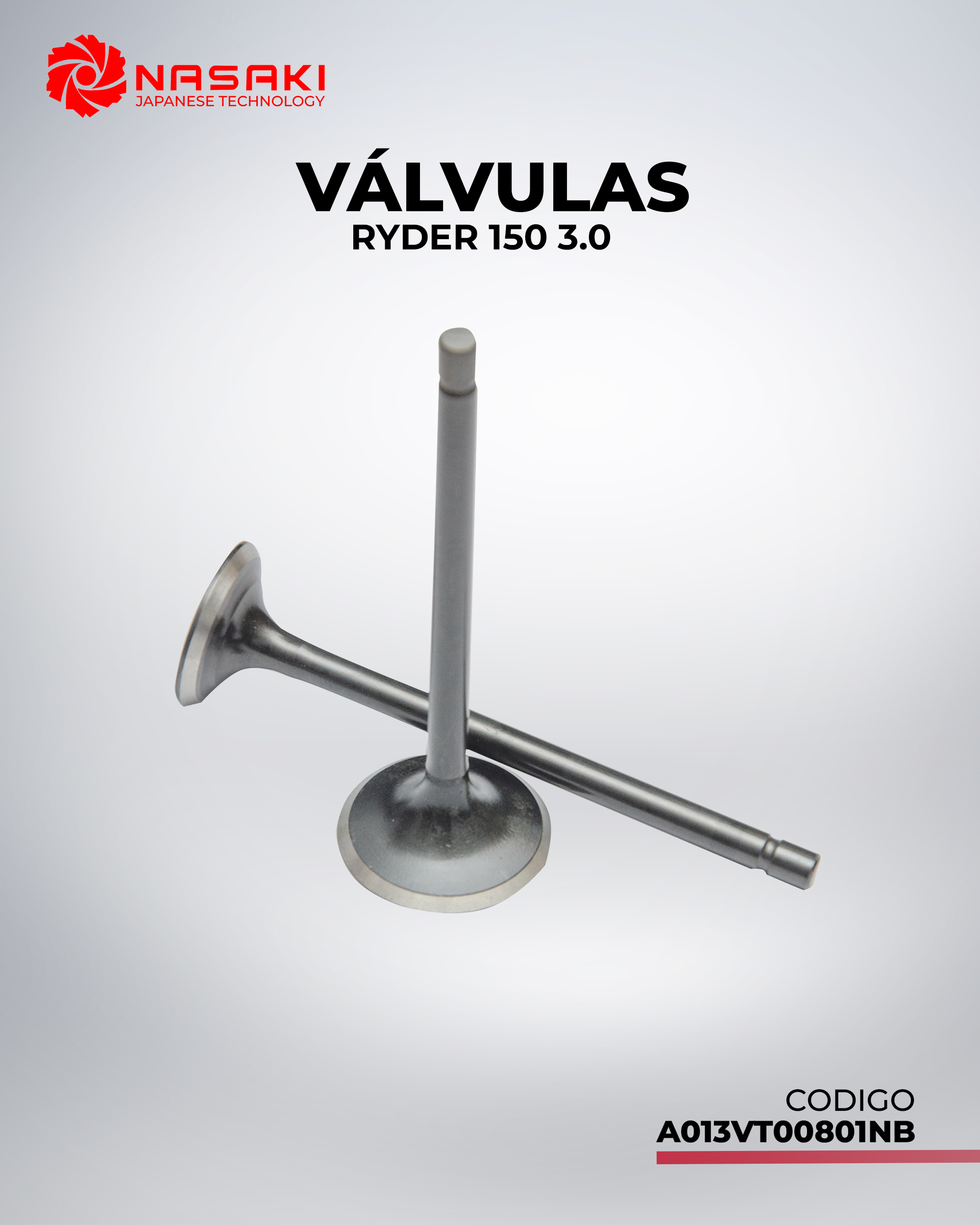 VALVULAS LITHIUM RYDER 150 3.0
