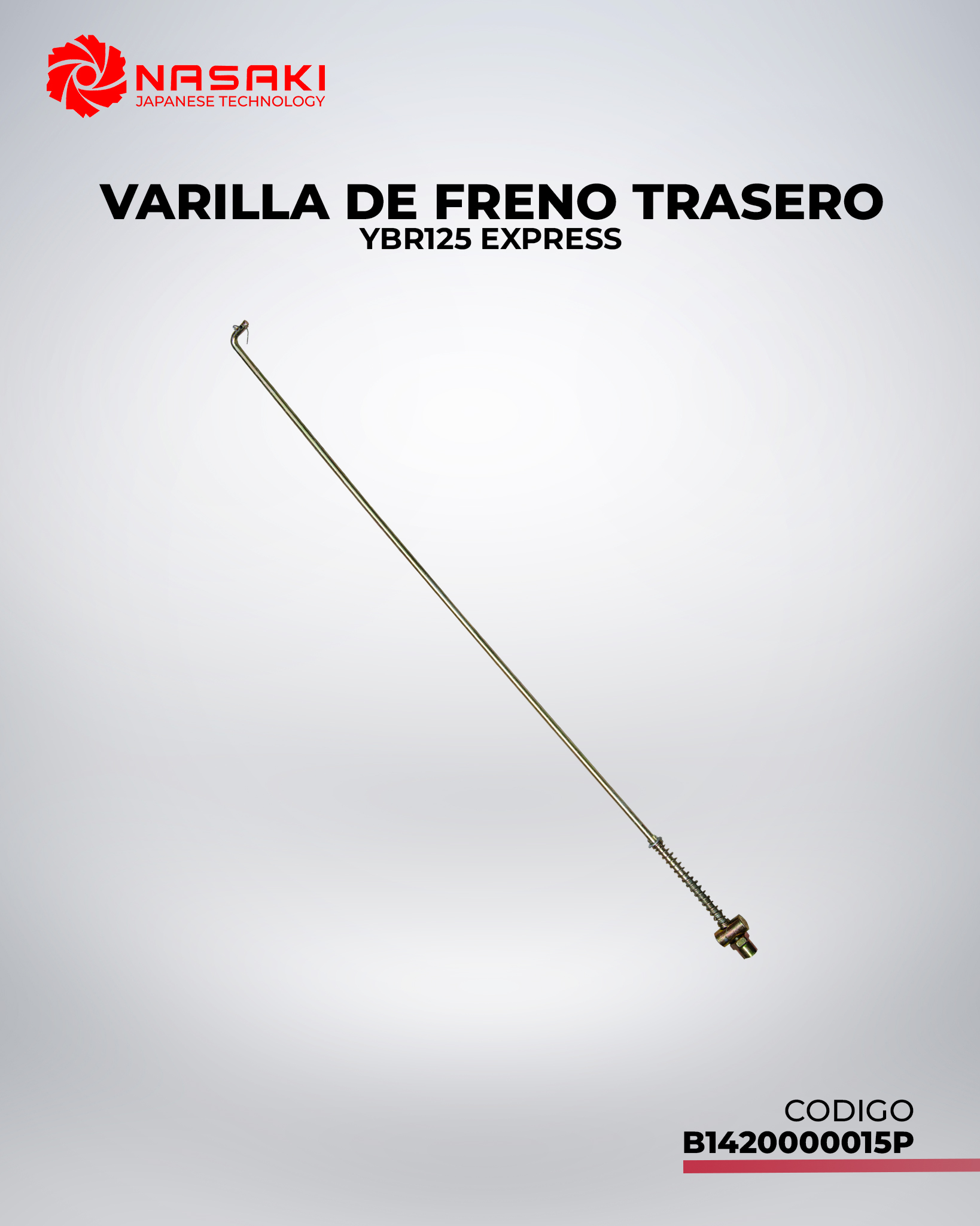 VARILLA DE FRENO TRASERO YBR125 EXPRESS