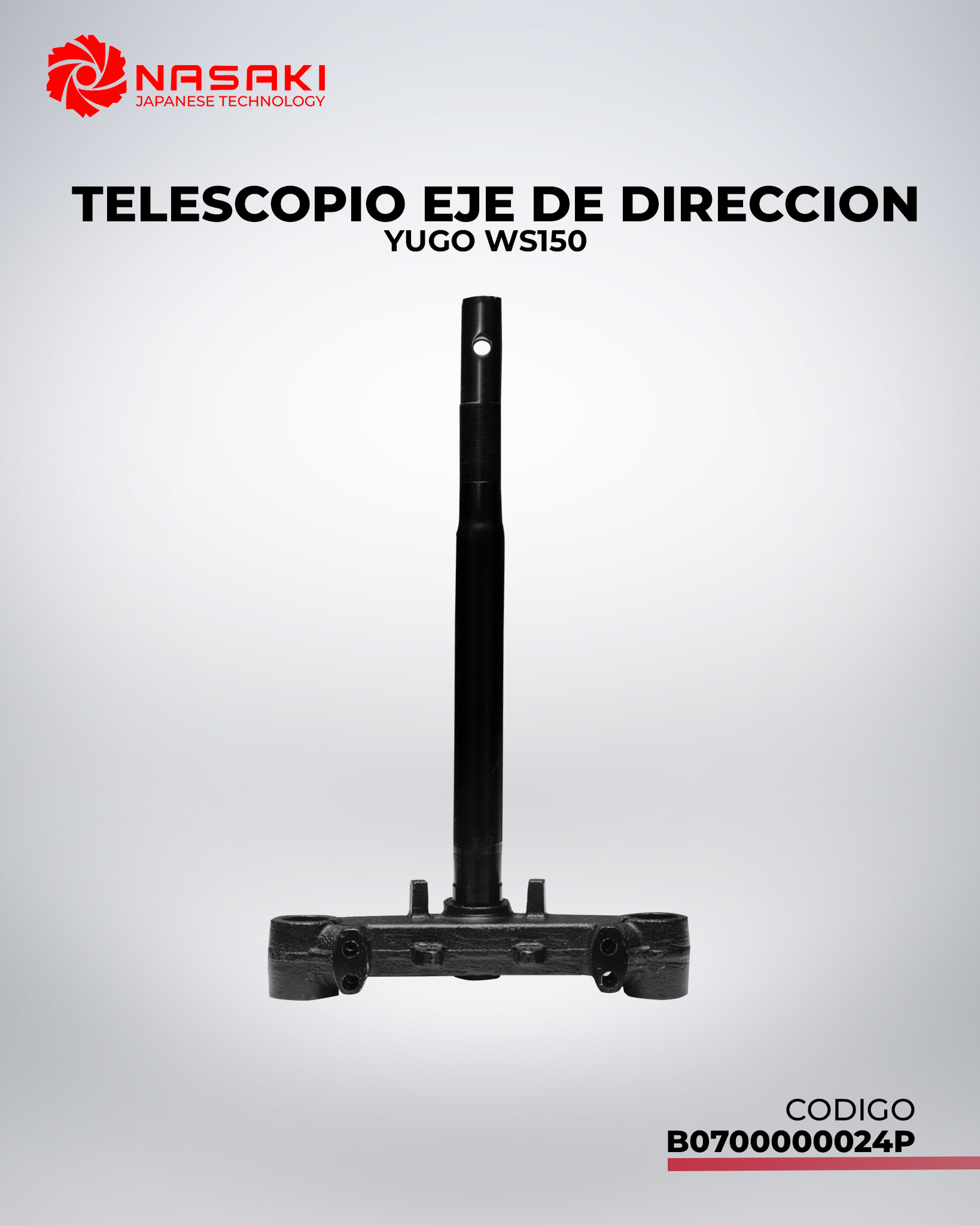 YUGO TELESCOPIO EJE DE DIRECCION WS150
